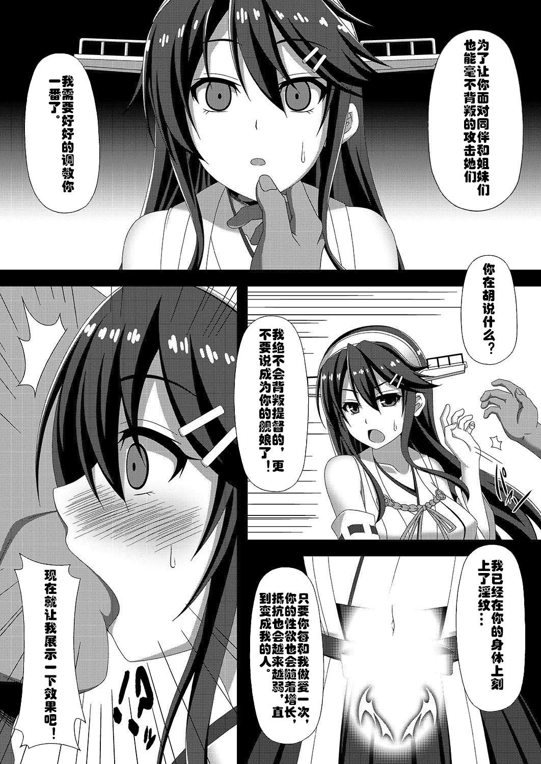 [あつがり義勇軍 (みりしゃ)] 艦隊悪堕ち計画～榛名編～ (艦隊これくしょん -艦これ-) [中国翻訳] [DL版]