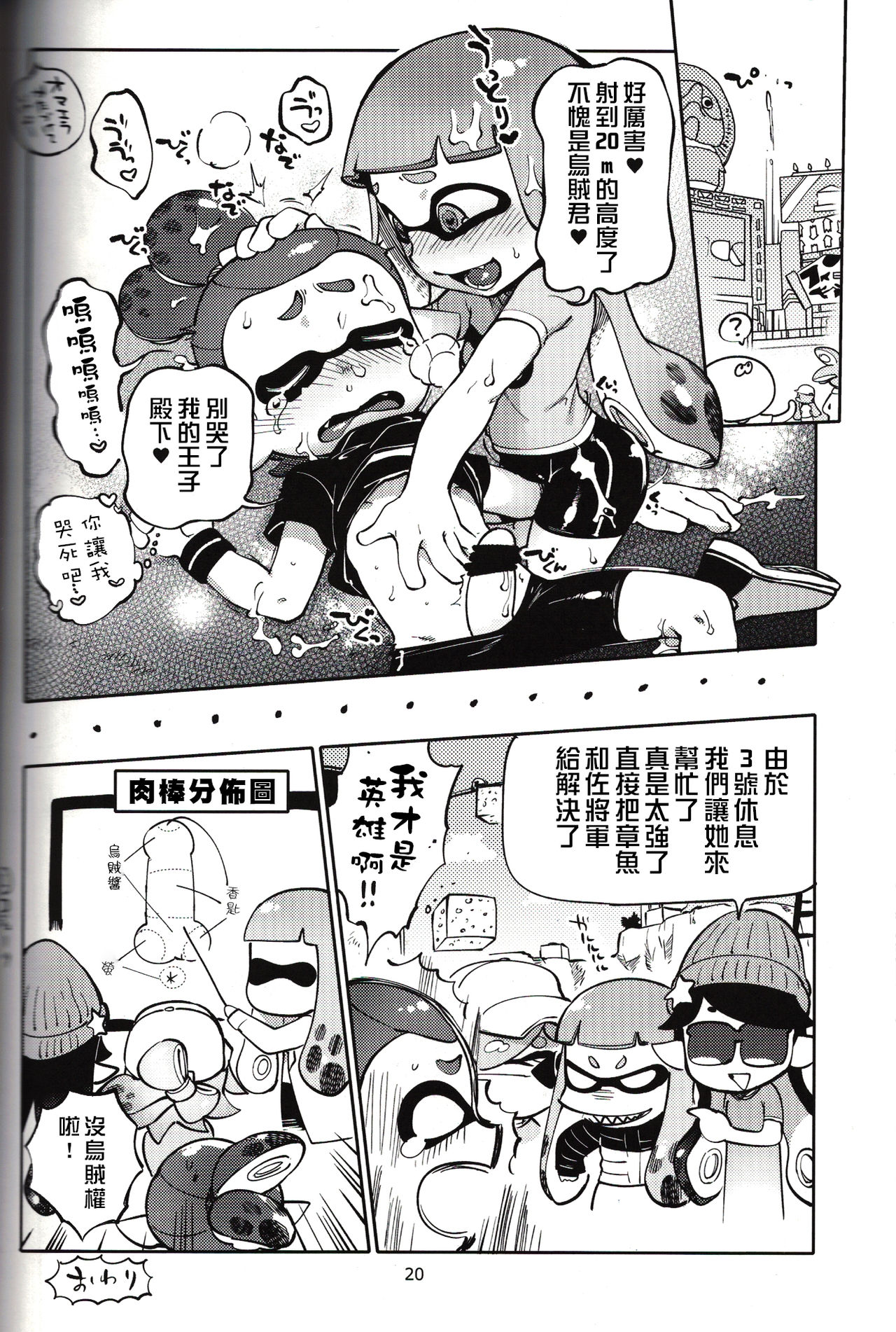 (C88) [南北屋 (南北)] ヒーローなのに (スプラトゥーン) [中国翻訳]