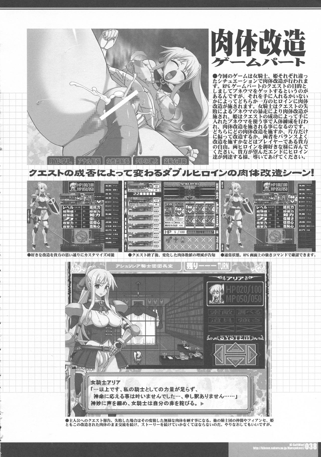 (C79) [HGH, KI-SofTWarE (HG茶川, 危険思想)] CrossinGKnighTMarE ~穢れ逝く聖女達への讃歌~ IdeaNOTE SP2