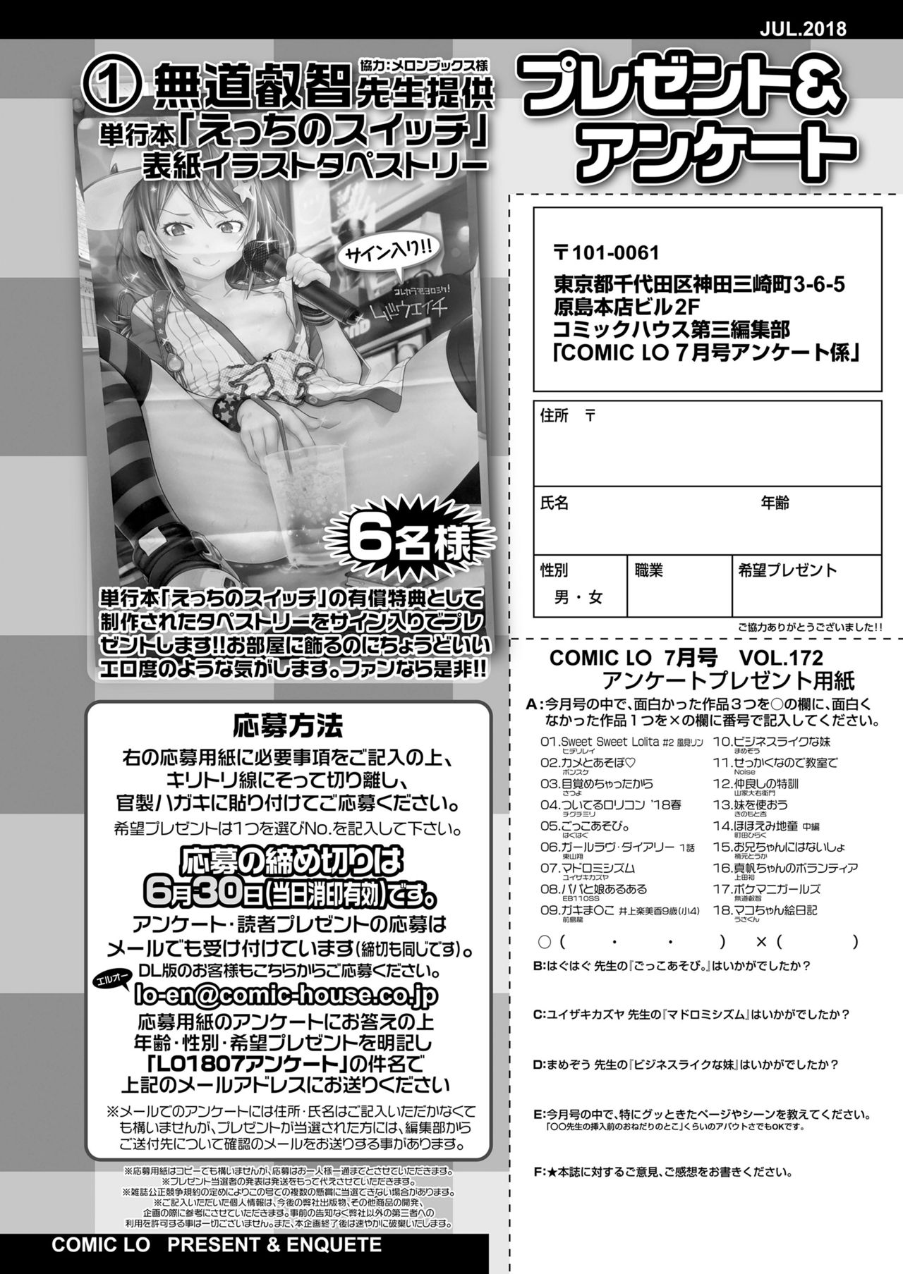 COMIC LO 2018年7月号 [DL版]