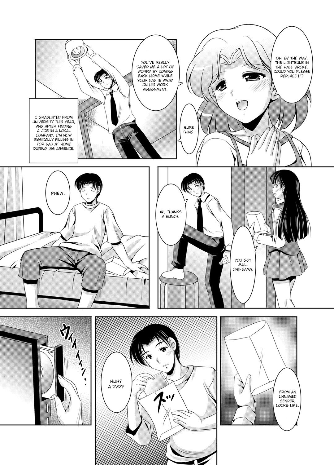 [水城たくや] 家族相姦 ～妹は無垢で母は貞淑なはずなのに～ 第1-6話 [英訳]
