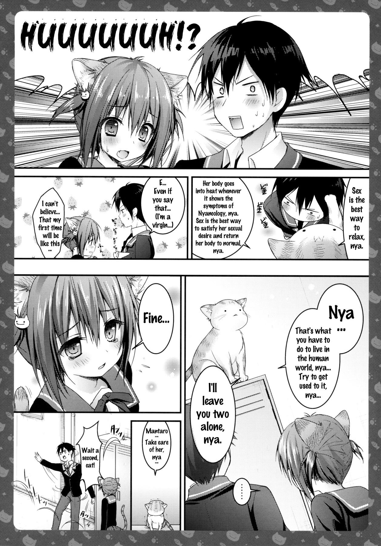 (みみけっと28) [きのこのみ (konomi)] ニャンコロジ -帰ってきた猫田さんの秘密- [英訳]