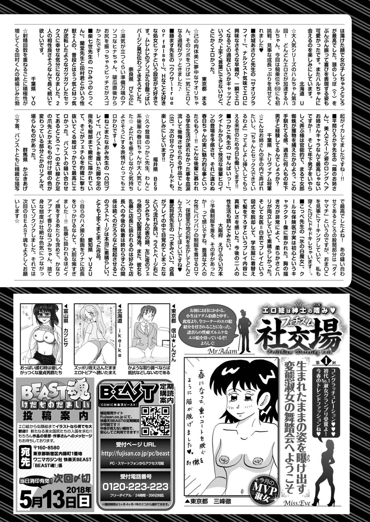 COMIC 快楽天ビースト 2018年5月号 [DL版]