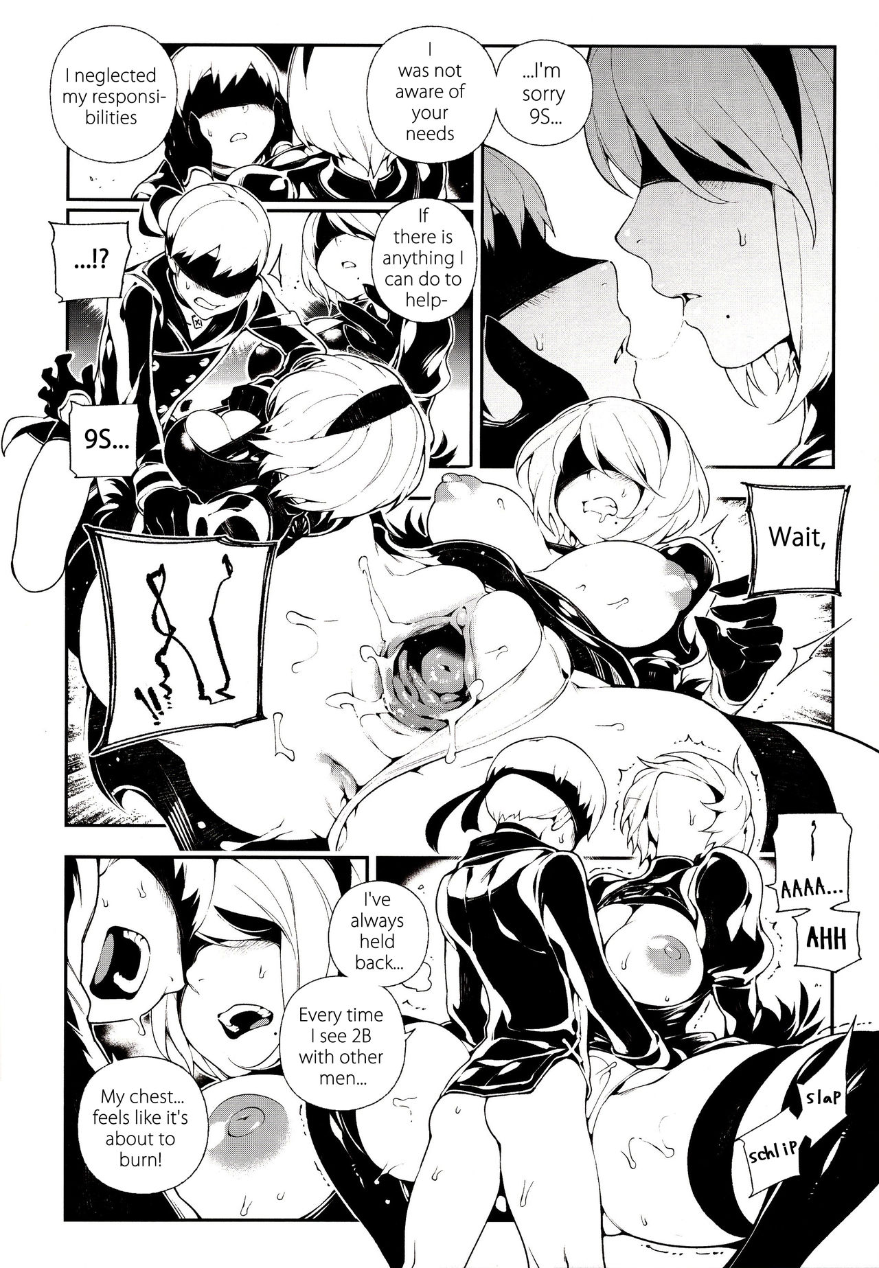 (FF31) [熊掌社 (魚生、俺正讀)] NieR : 2BR18 (ニーアオートマタ) [英訳]