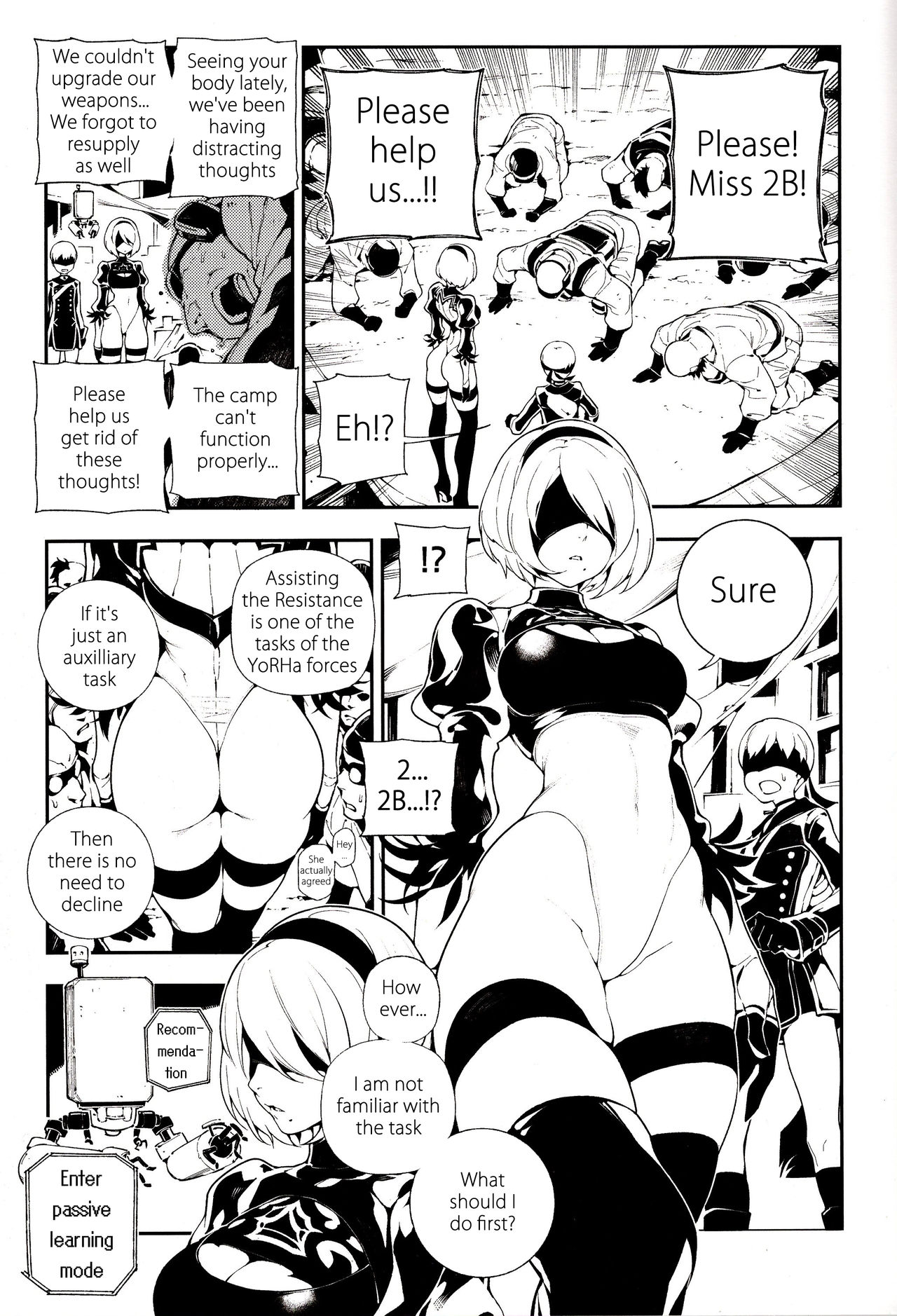 (FF31) [熊掌社 (魚生、俺正讀)] NieR : 2BR18 (ニーアオートマタ) [英訳]