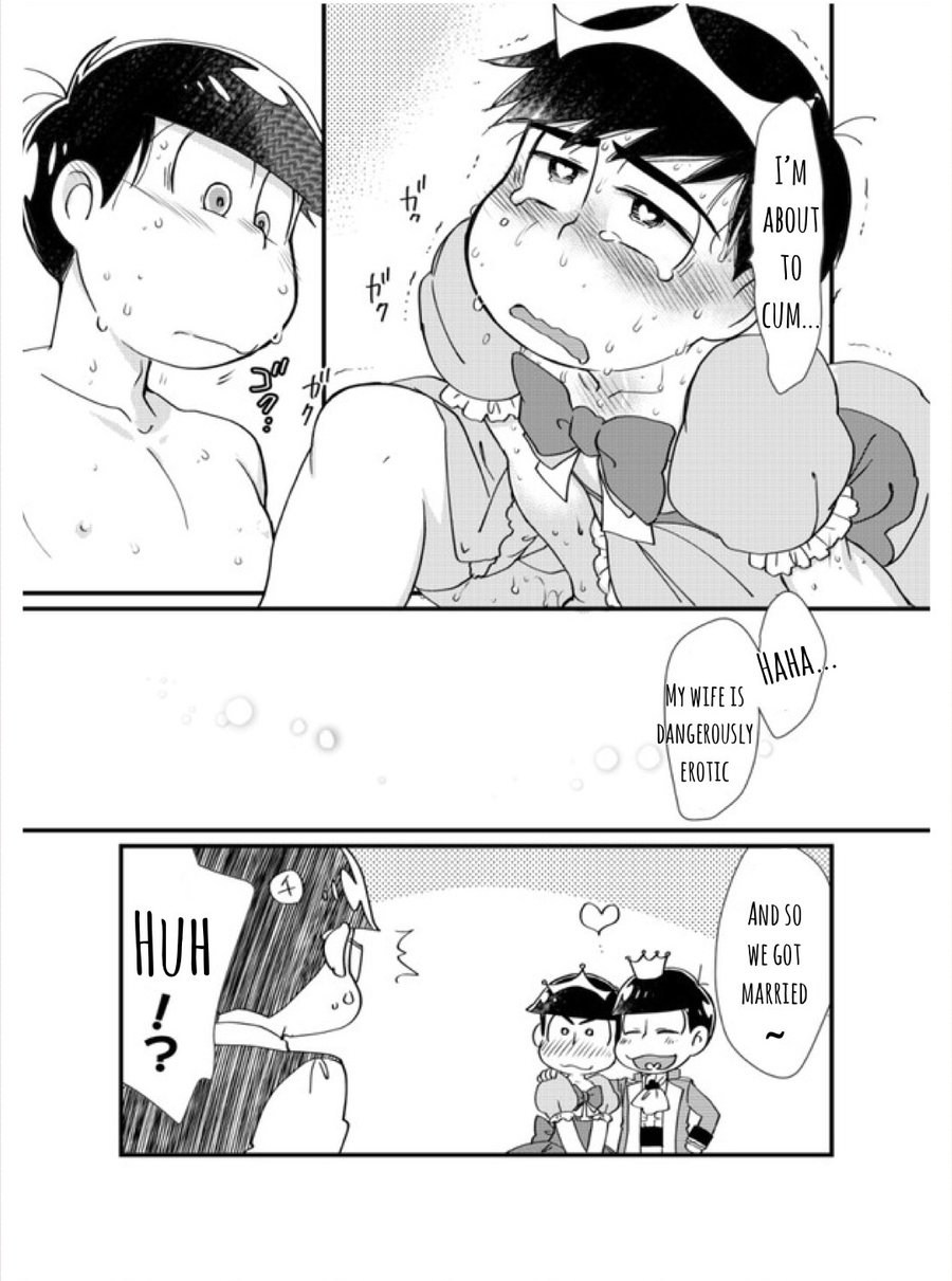 (オソろいの恋だカラ2) [松Cha。 (まっちゃ)] 王子様!超逃げて! (おそ松さん) [英訳]