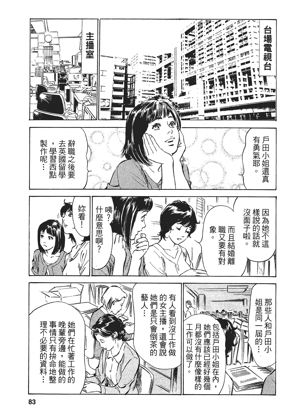 [八月薫, 滝沢寛之] 女子アナ七瀬 第1巻 [中国翻訳]