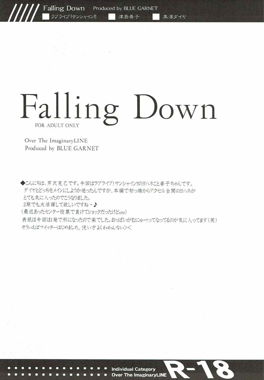 (C91) [BLUE GARNET (芹沢克己)] Falling Down (ラブライブ! サンシャイン!!)