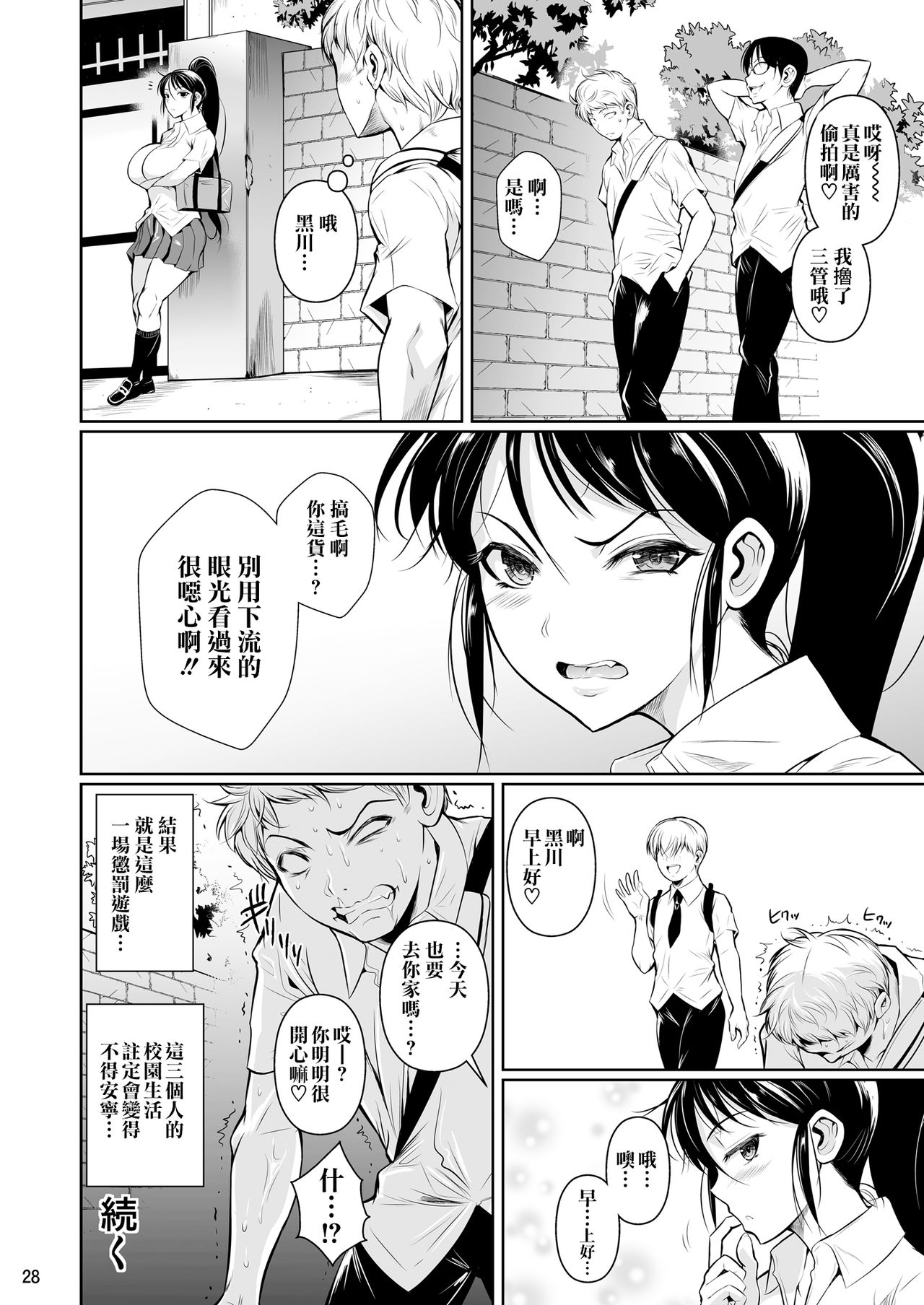 [シュート・ザ・ムーン (フエタキシ)] 罰ゲームでヤンキー女に告ってみた [中国翻訳] [DL版]