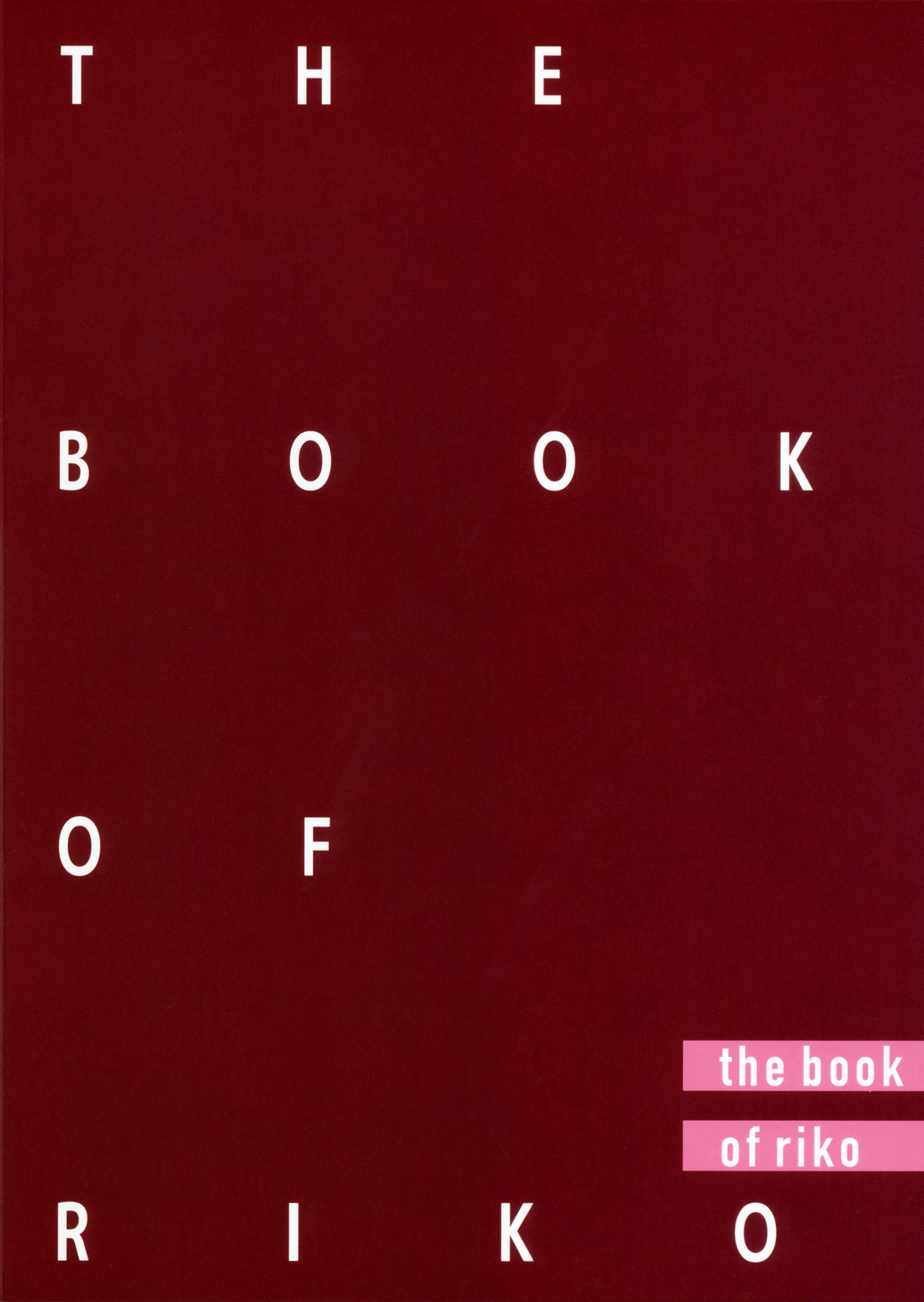 (C92) [孤独intelligence (ななお)] THE BOOK OF RIKO (ラブライブ! サンシャイン!!)