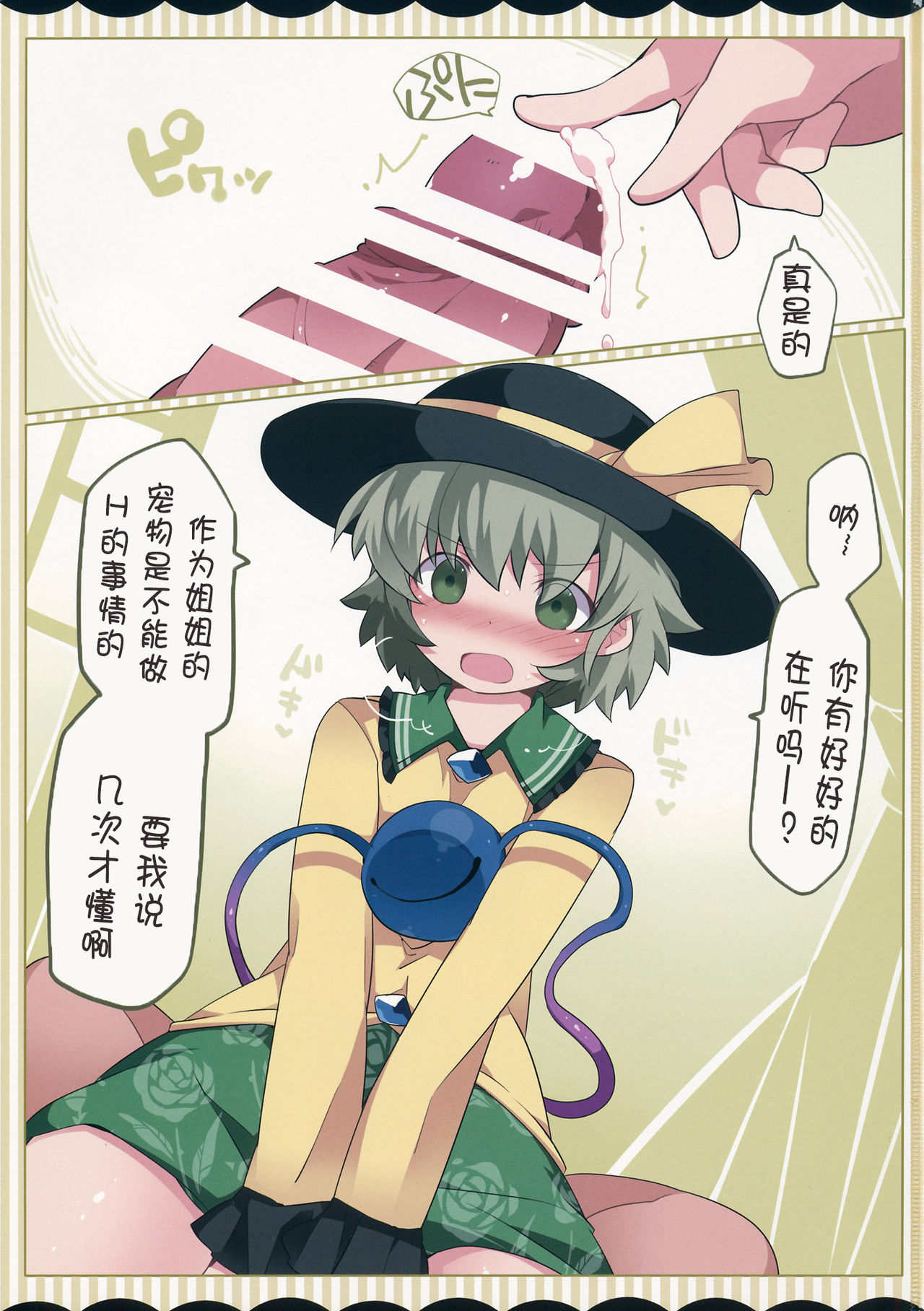 (C90) [サンセットビーチ (ハマー)] こいしちゃんがぺっとをこらしめちゃうおはなし (東方Project) [中国翻訳]