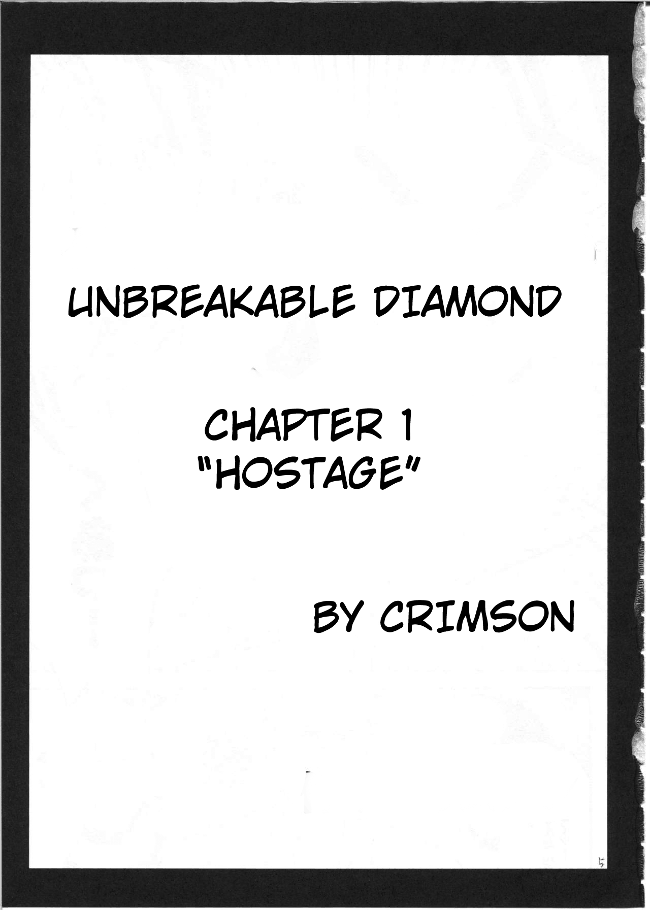 [クリムゾンコミックス (クリムゾン)] ダイヤモンドは傷つかない 1 [英訳]