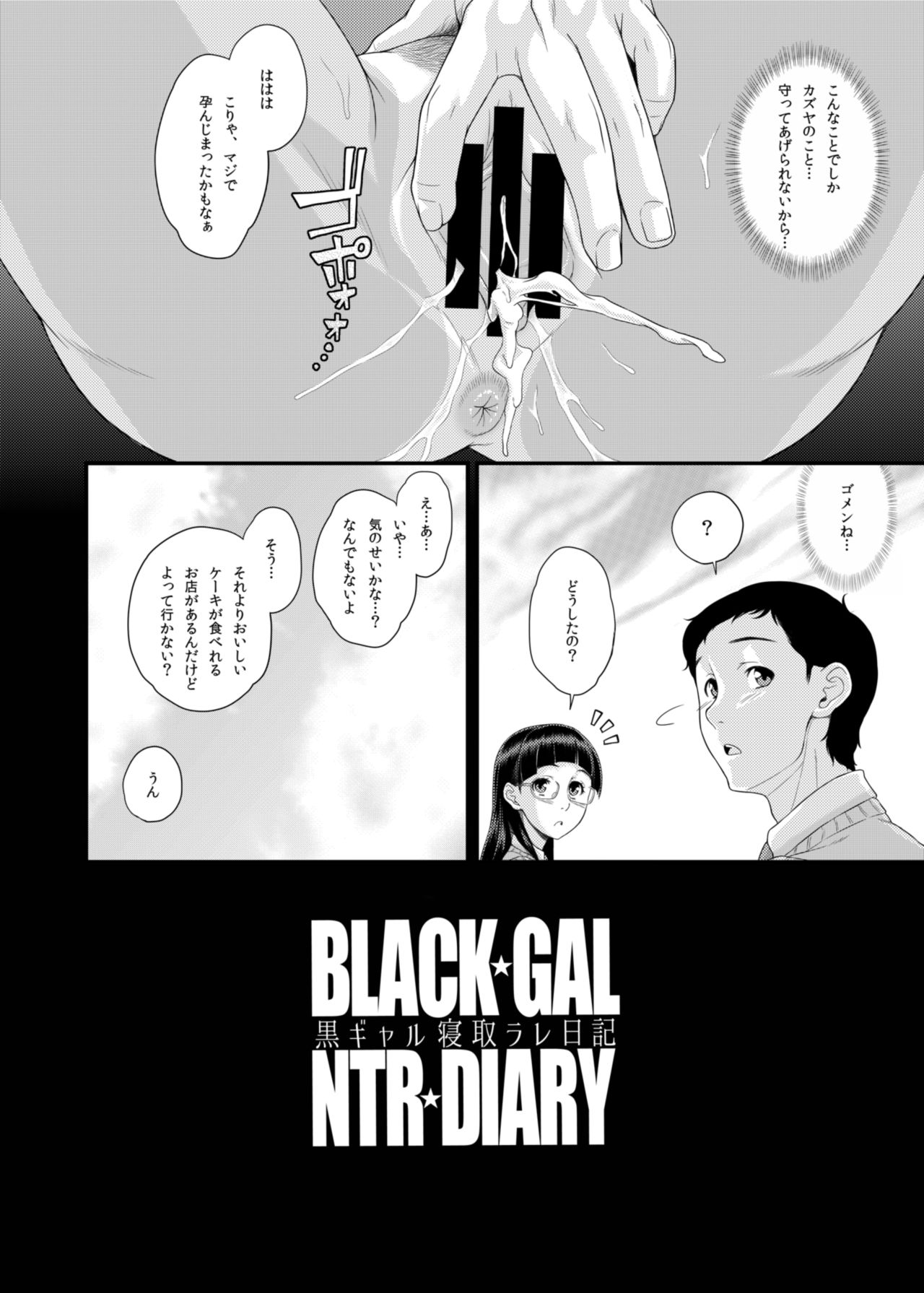 [ぶた小屋 (ケミガワ)] BLACK★GAL NTR★DIARY 黒ギャル寝取ラレ日記 [DL版]