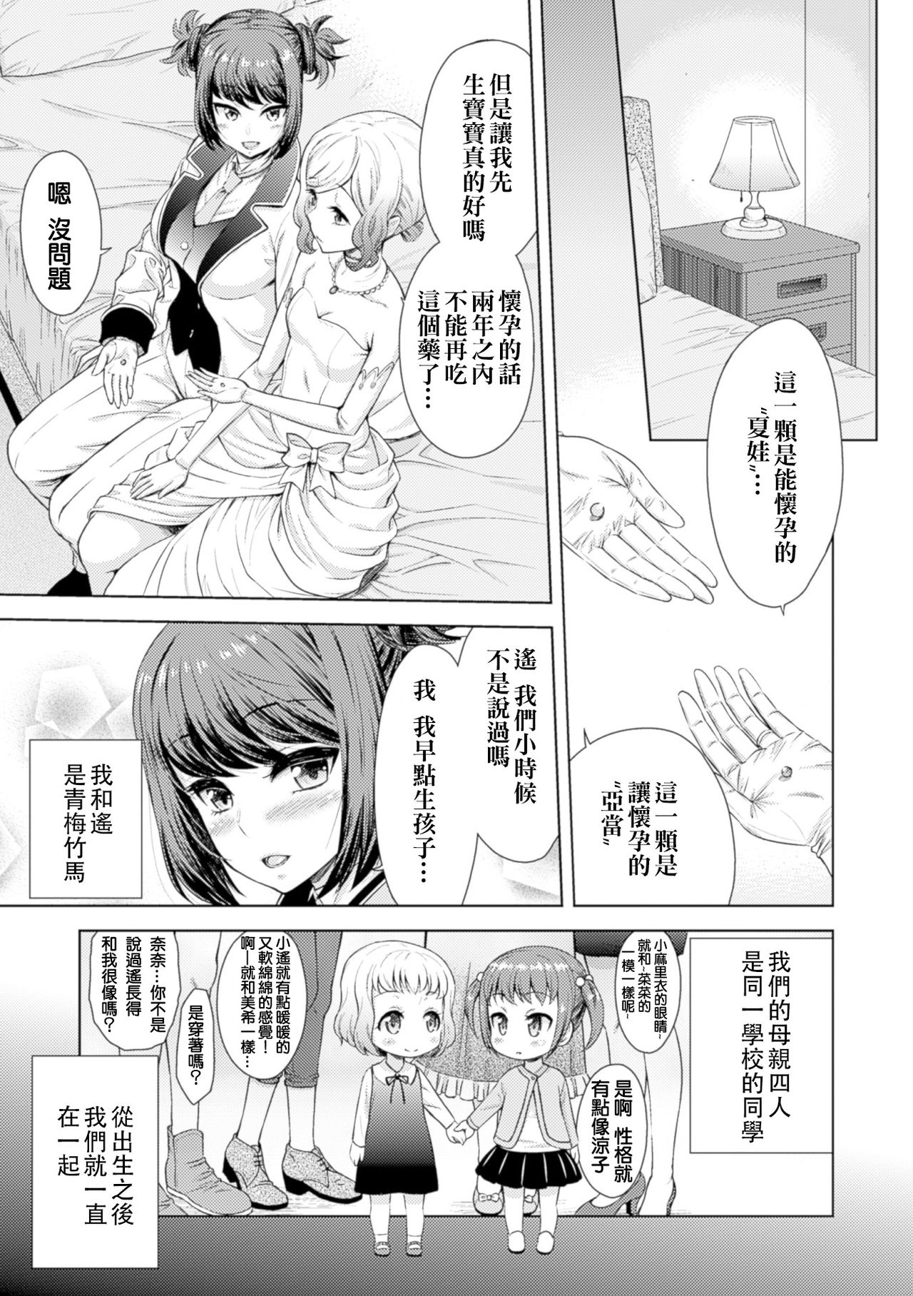 [アンソロジー] 二次元コミックマガジン 百合妊娠Vol.4 [中国翻訳] [DL版]