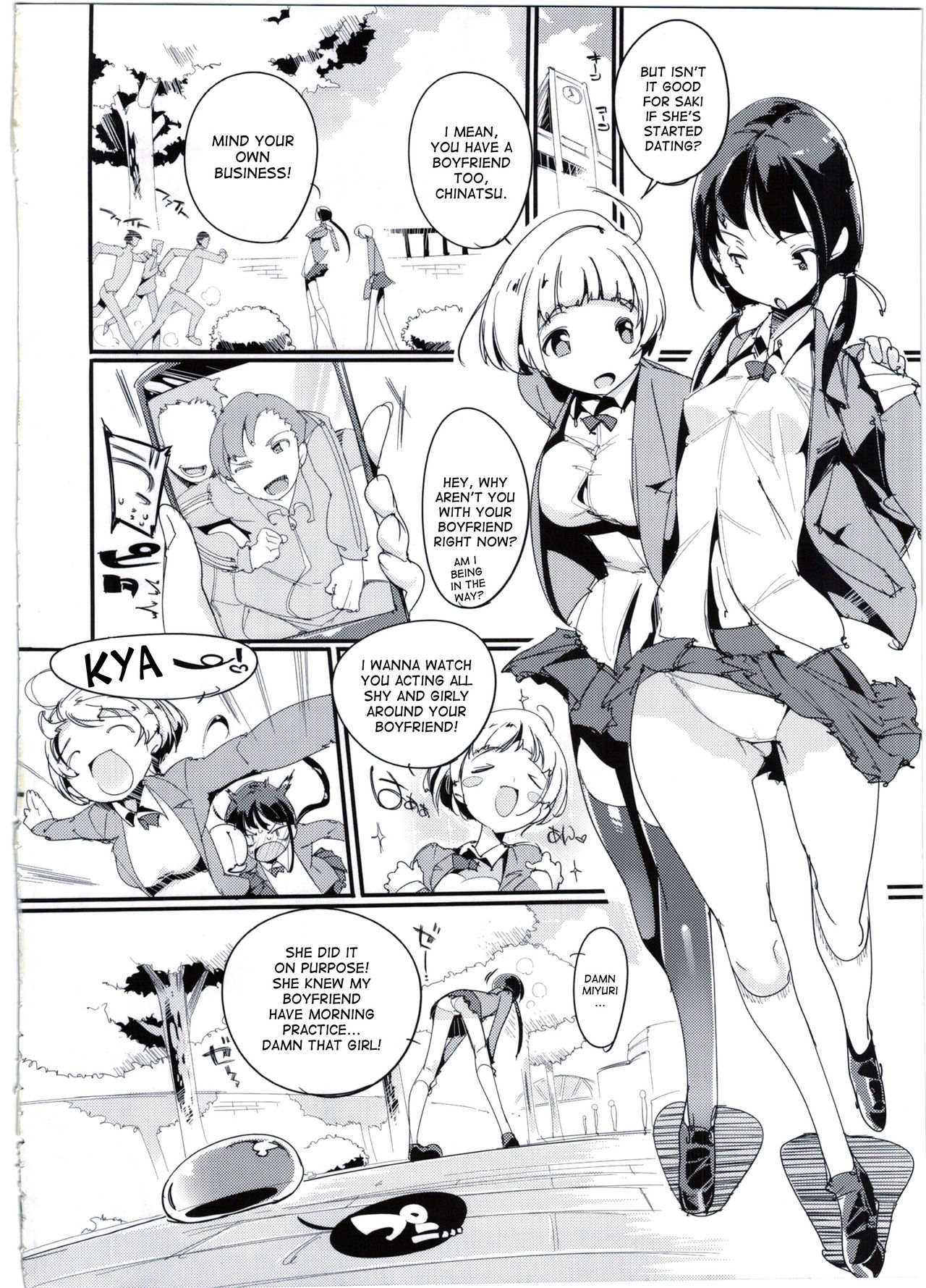 (C90) [ぽてとさらだ (くりす)] ポプ二系女子パニック！3 [英訳]