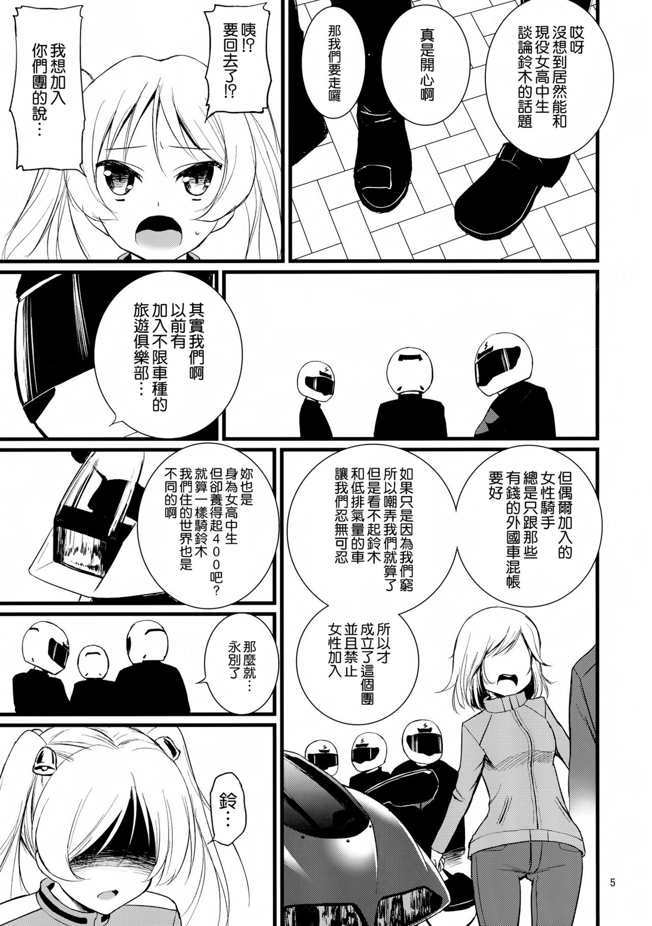 (COMIC1☆10) [毳 (毳)] スズサー!! (ばくおん!!) [中国翻訳]