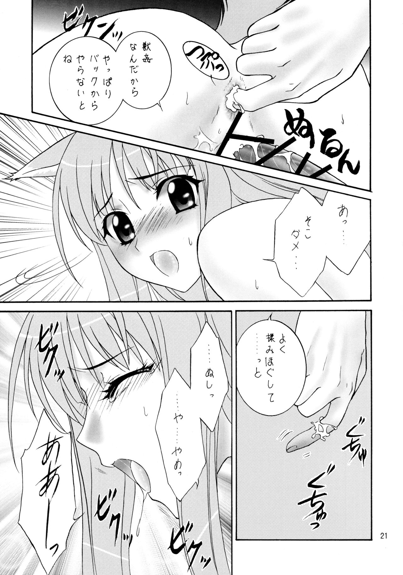 (COMIC1☆2) [あーもんど共和国 (藍海松茶)] 狼のフルコース (狼と香辛料)