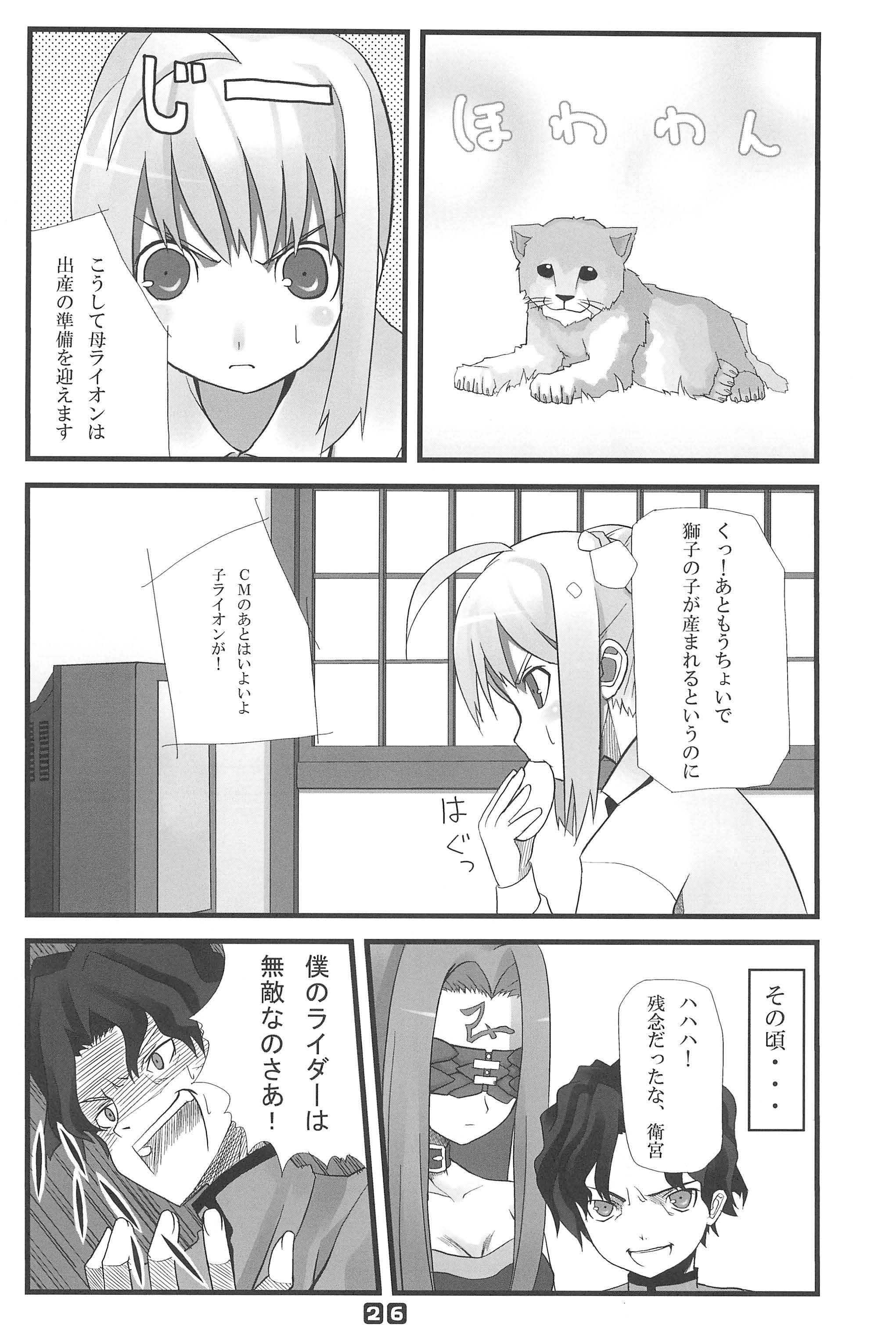 (C66) [グラスファイバー (真田真壱)] ガチで私と交尾して下さい。 (Fate/stay night)