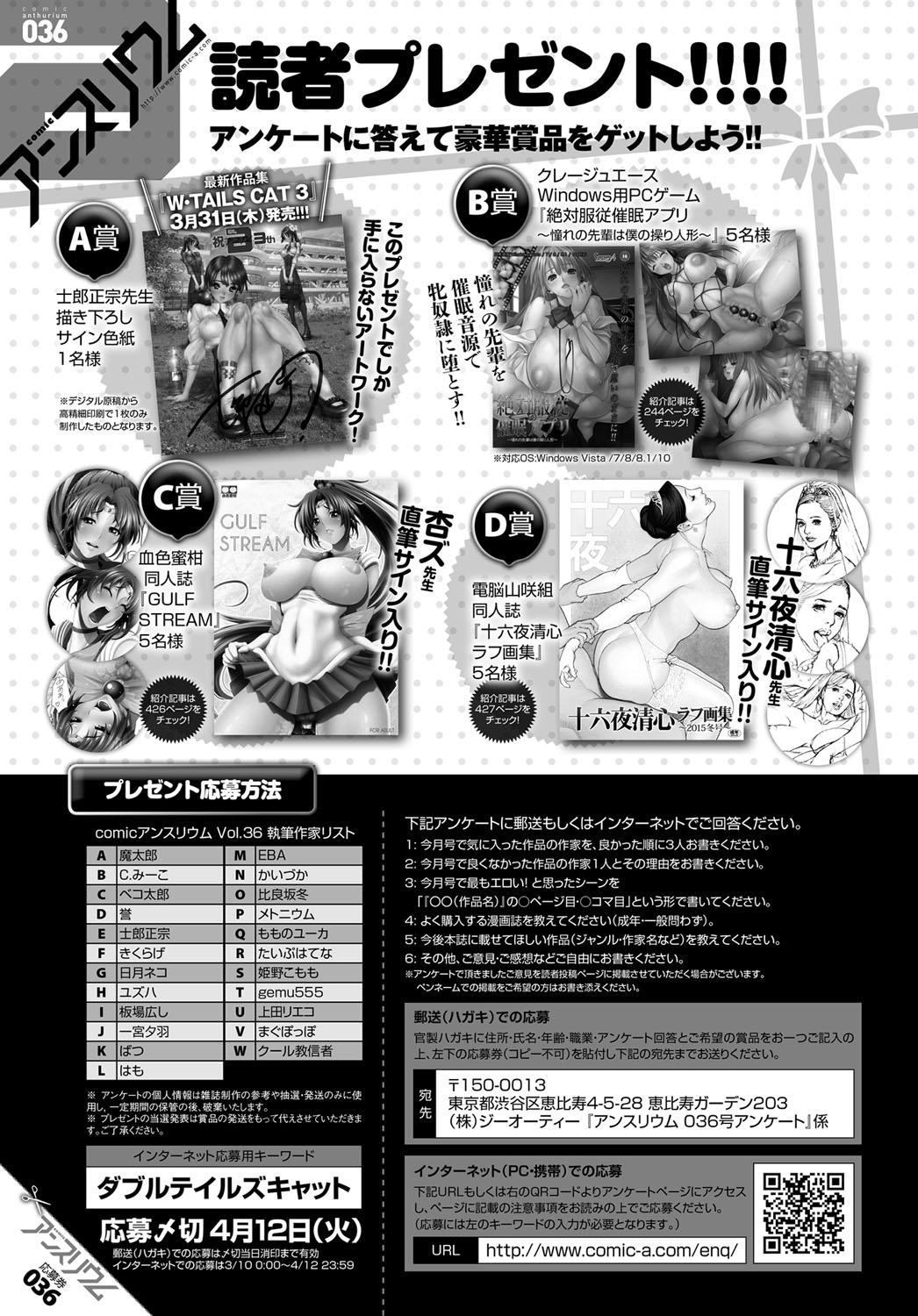 COMIC アンスリウム 036 2016年4月号 [DL版]