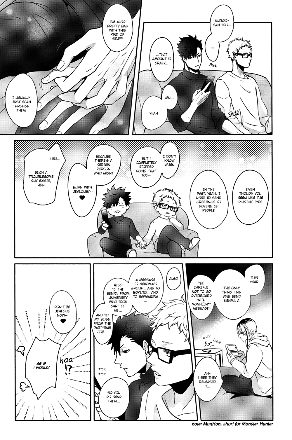 (C89) [クロッキー!! (Kuro)] Lazy Lazy Night (ハイキュー!!) [英訳]