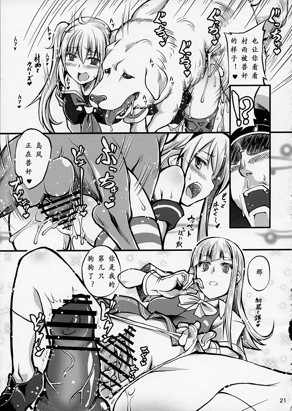 (サンクリ61) [漸速ライダー (天漸雅)] 獣姦これくしょん (艦隊これくしょん -艦これ-) [中国翻訳]