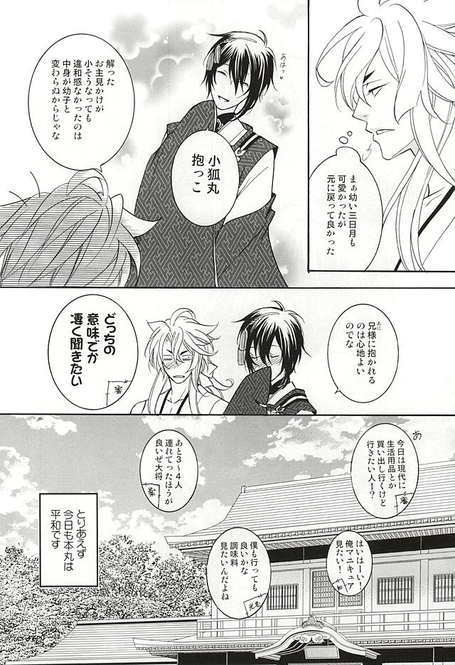 (こぎみか恋草子) [B.S CO; (青依伽林)] 小さくても愛して (刀剣乱舞)