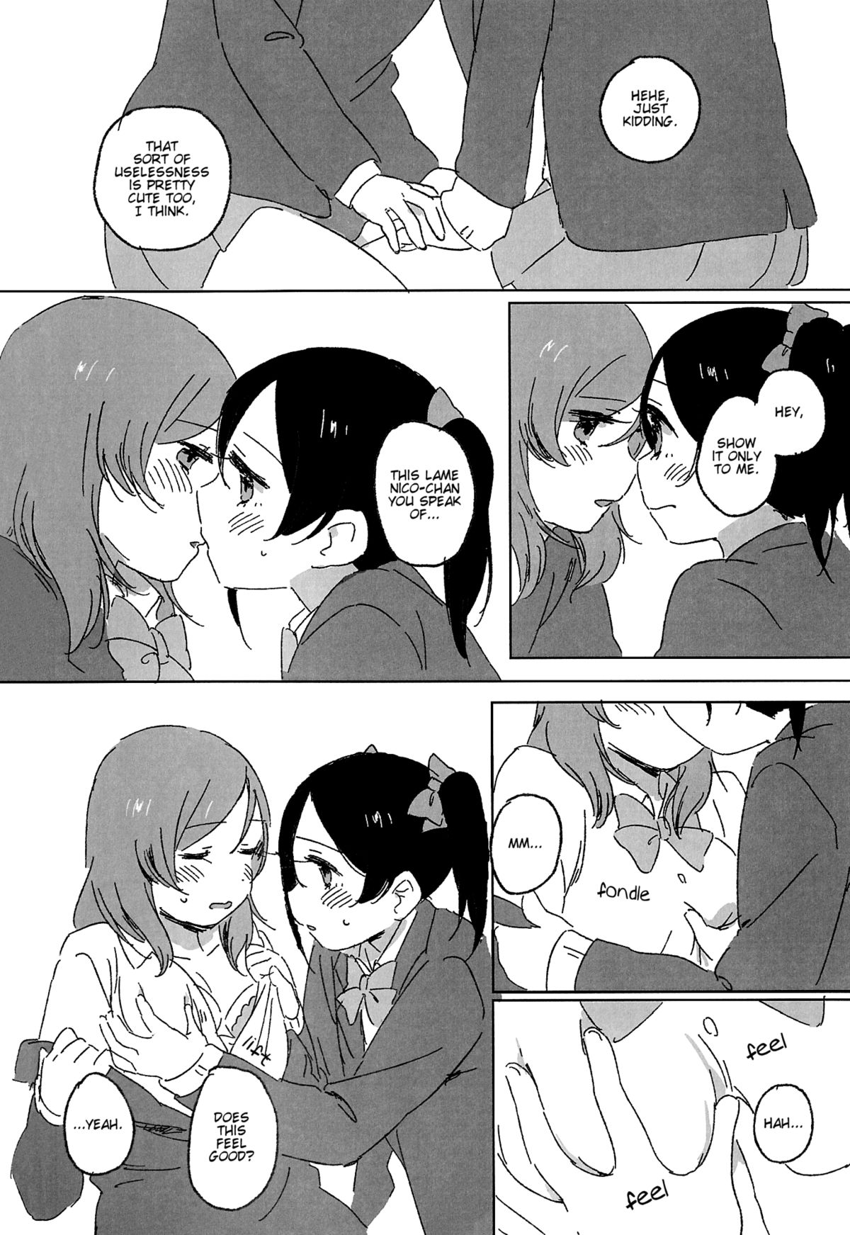 (C89) [CURL UP (murata)] こっちみてHONEY (ラブライブ!) [英訳]