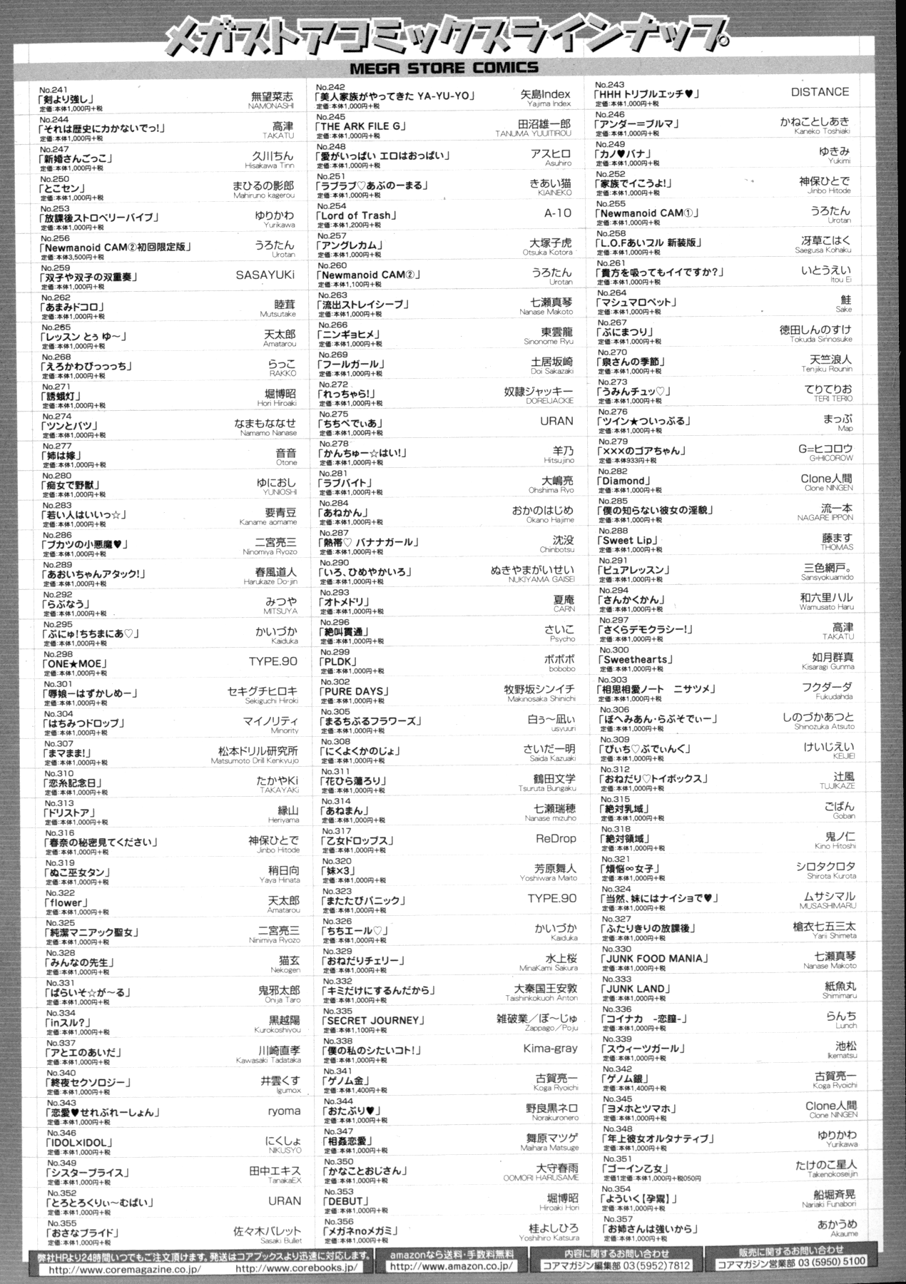 コミックメガストアα 2015年11月号