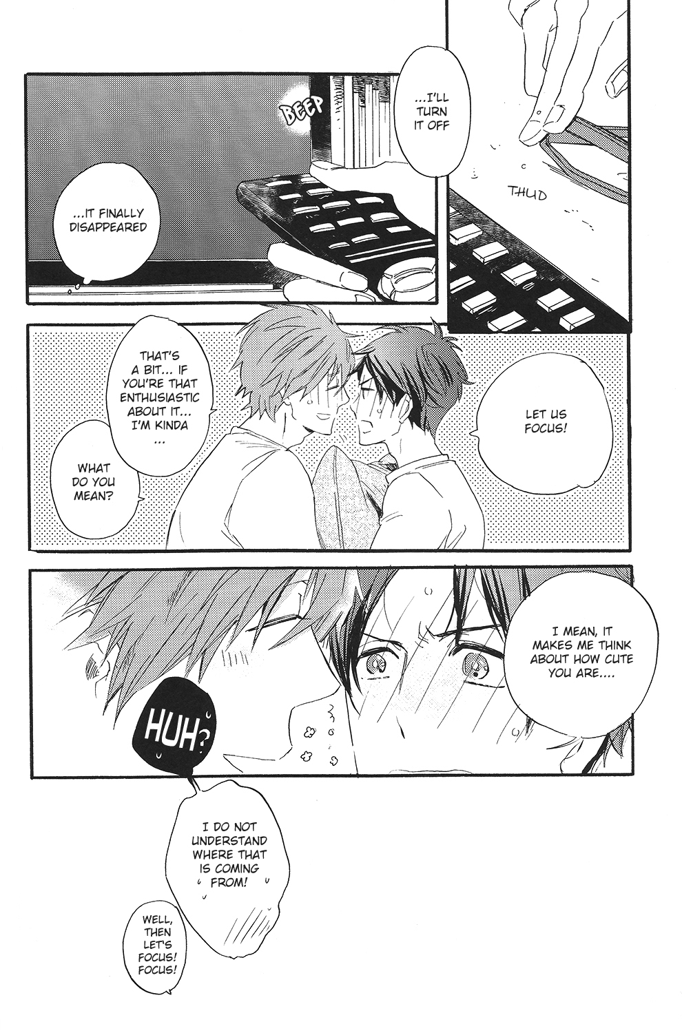 (SPARK8) [チャオ、ベイビー (三池)] Horror Movie Night!! (Free!) [英訳]