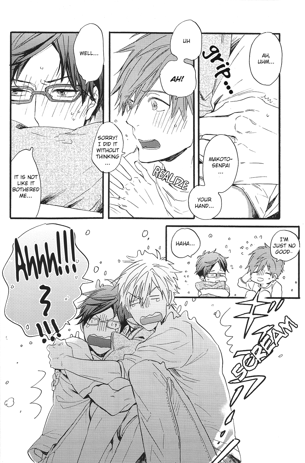 (SPARK8) [チャオ、ベイビー (三池)] Horror Movie Night!! (Free!) [英訳]