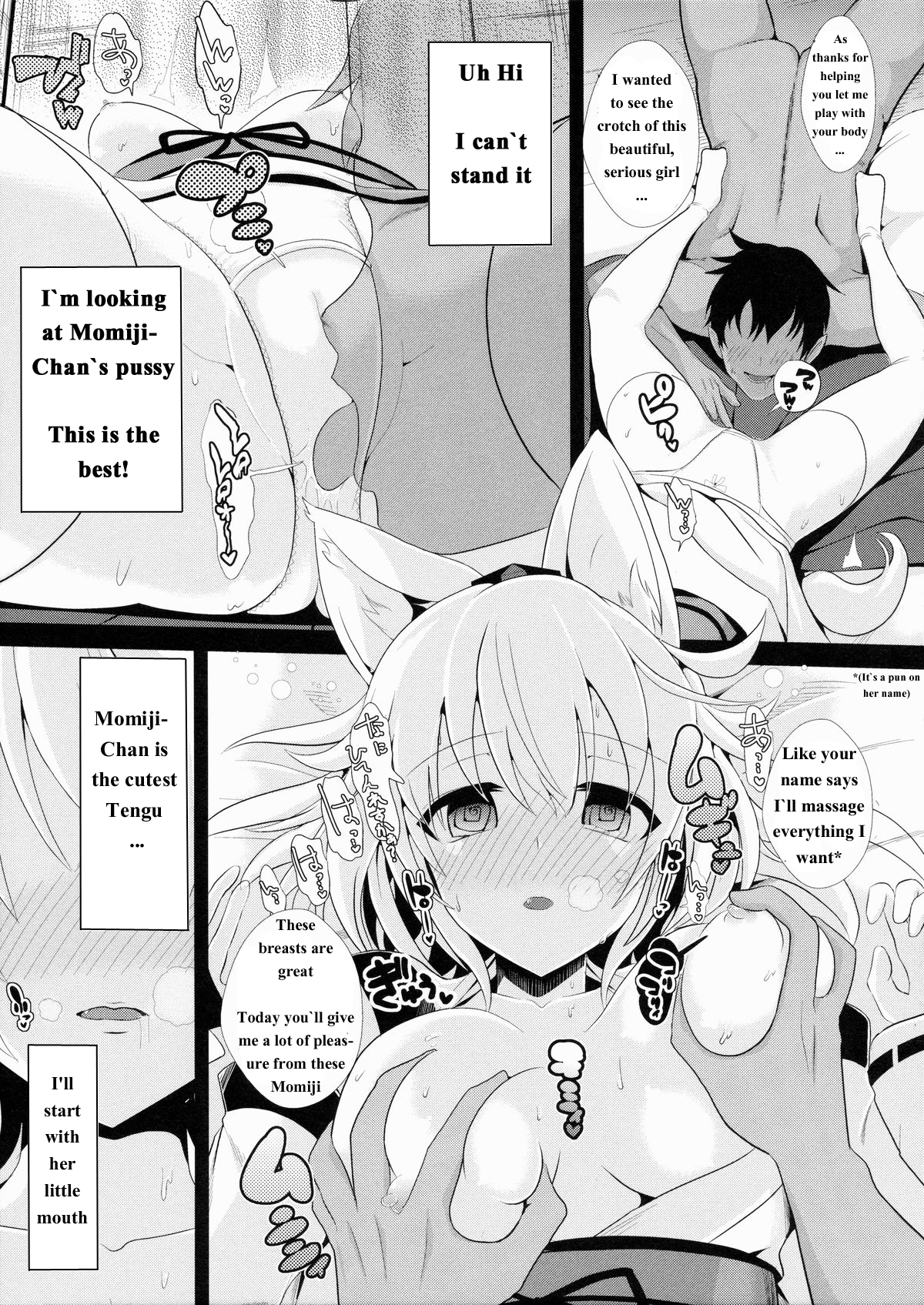 (天狗様のお仕事6) [背徳漢 (背徳漢)] 東方泥酔姦3 犬走椛 (東方Project) [英訳]