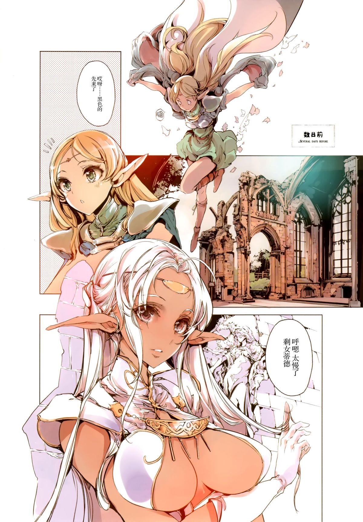 (C88) [70年式悠久機関 (おはぎさん)] Elves (ロードス島戦記) [中国翻訳]