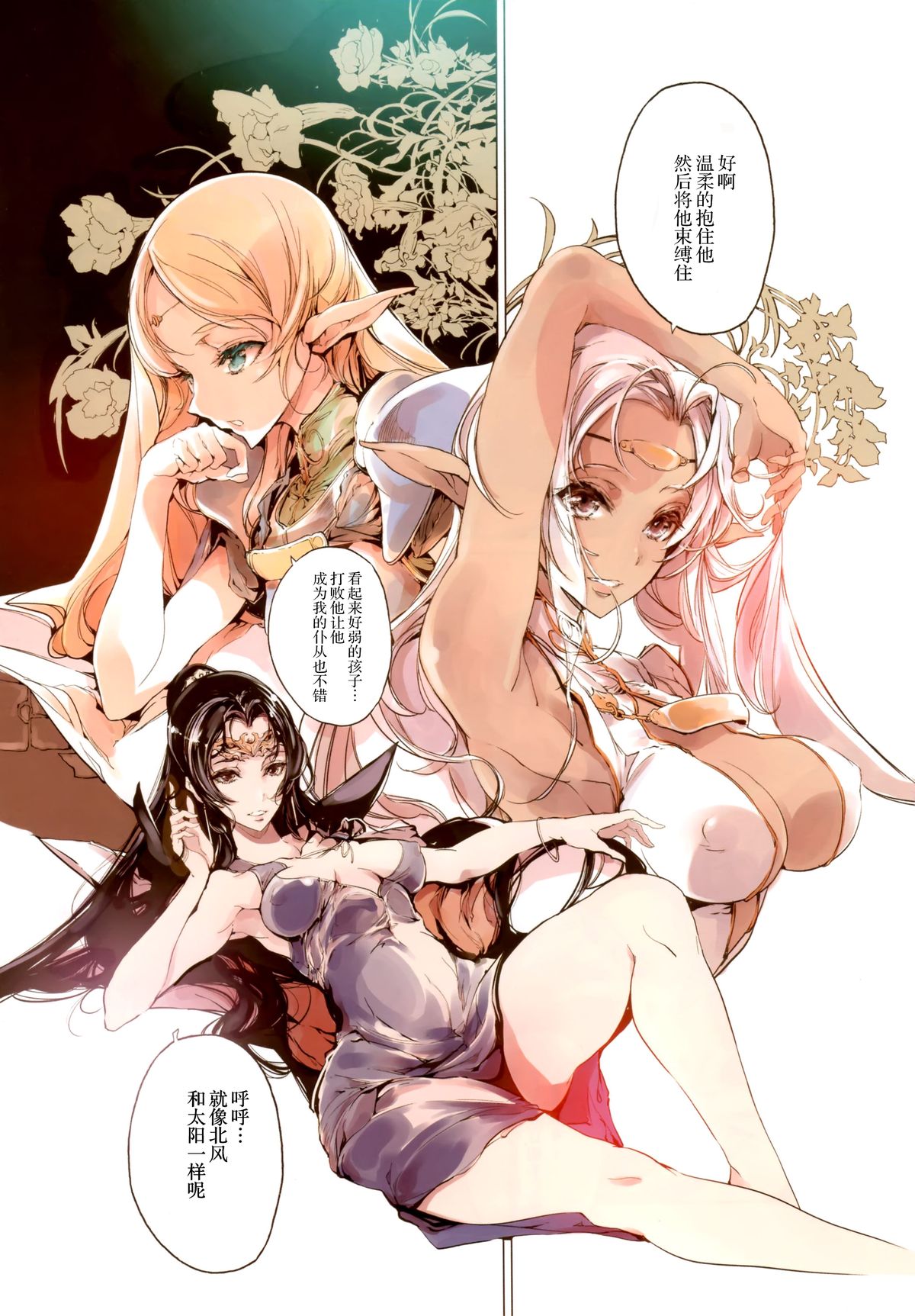(C88) [70年式悠久機関 (おはぎさん)] Elves (ロードス島戦記) [中国翻訳]