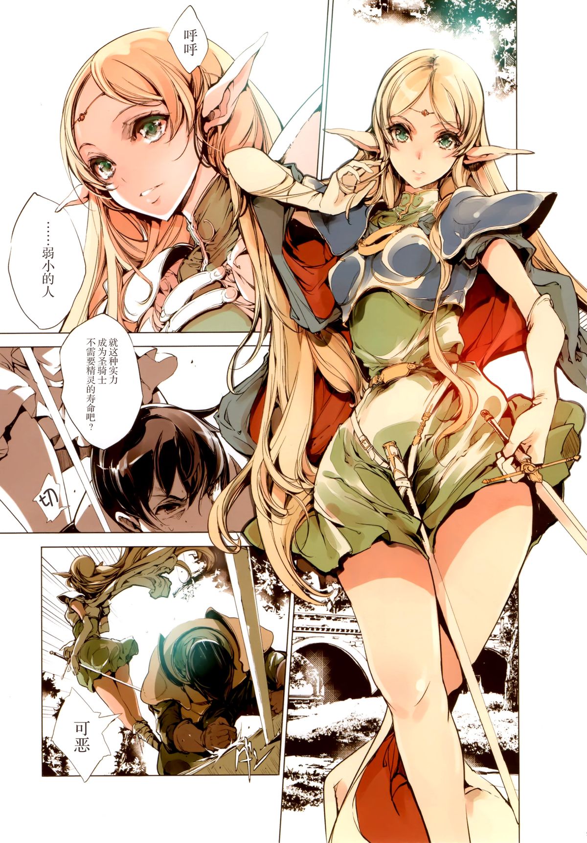(C88) [70年式悠久機関 (おはぎさん)] Elves (ロードス島戦記) [中国翻訳]