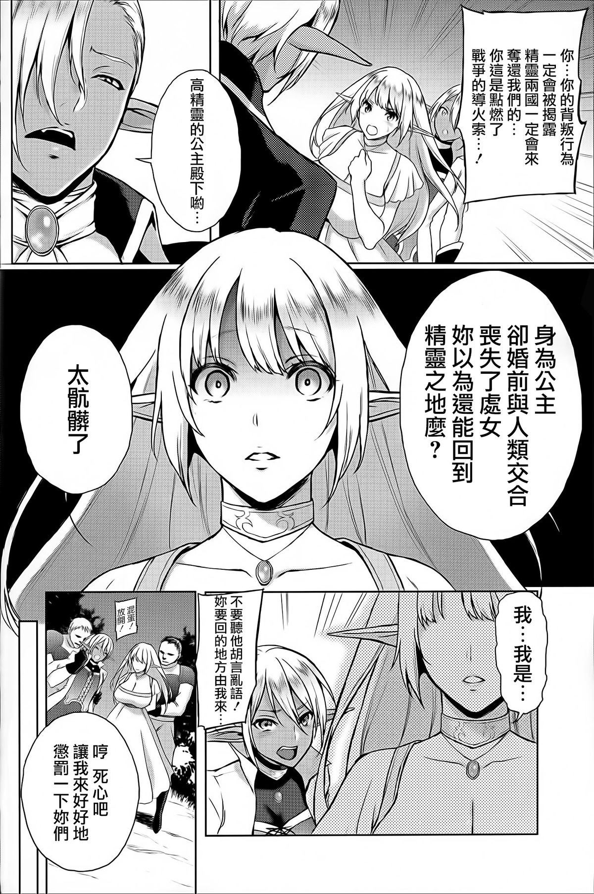 (C87) [H.B.A (うさぎなごむ)] エルフの姫は快楽に哭く [中国翻訳]