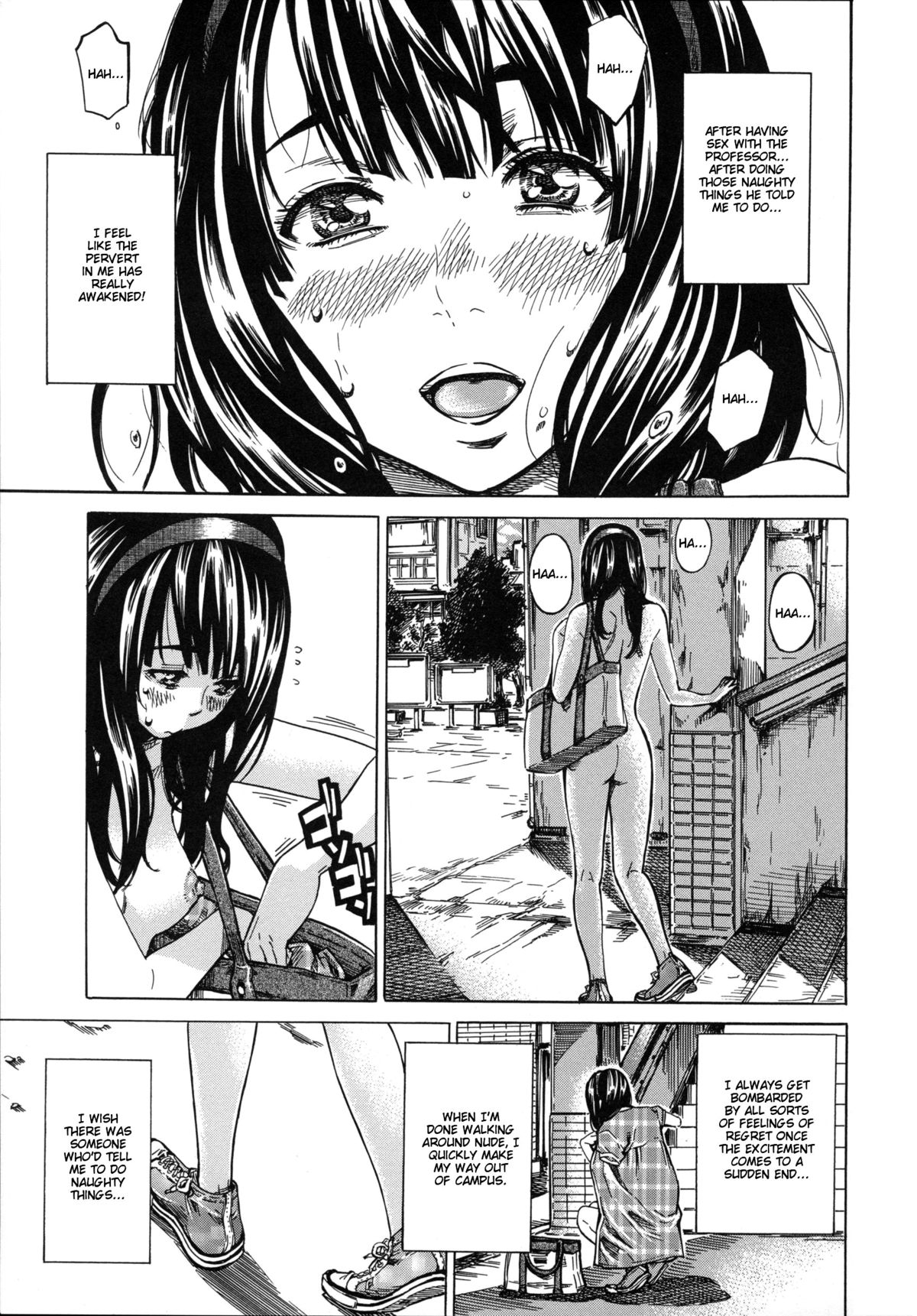 [MARUTA] 柏崎美紀はいろんな場所で全裸散歩してみた。 [英訳]