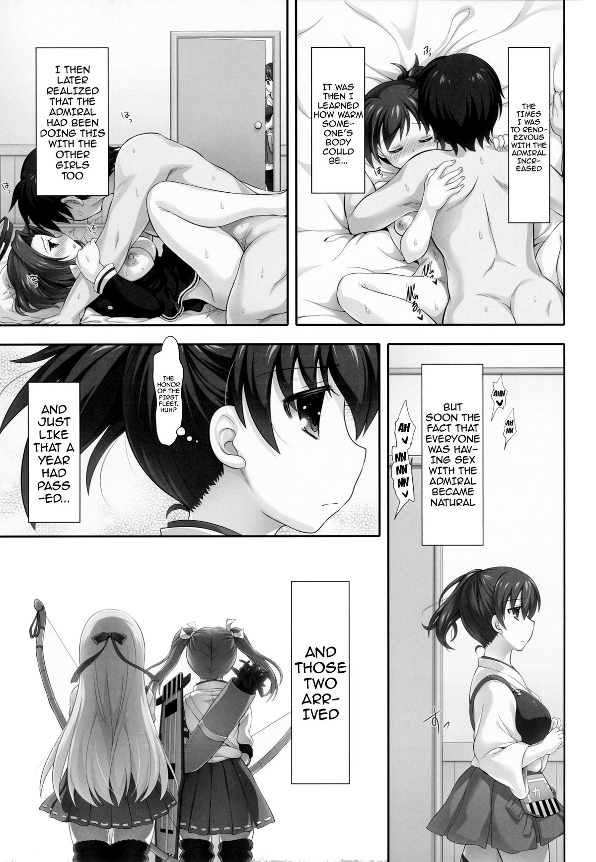 (C86) [STUDIOあんしん (椎茸宮どんこ)] 加賀と五航戦の事情 (艦隊これくしょん -艦これ-) [英訳]