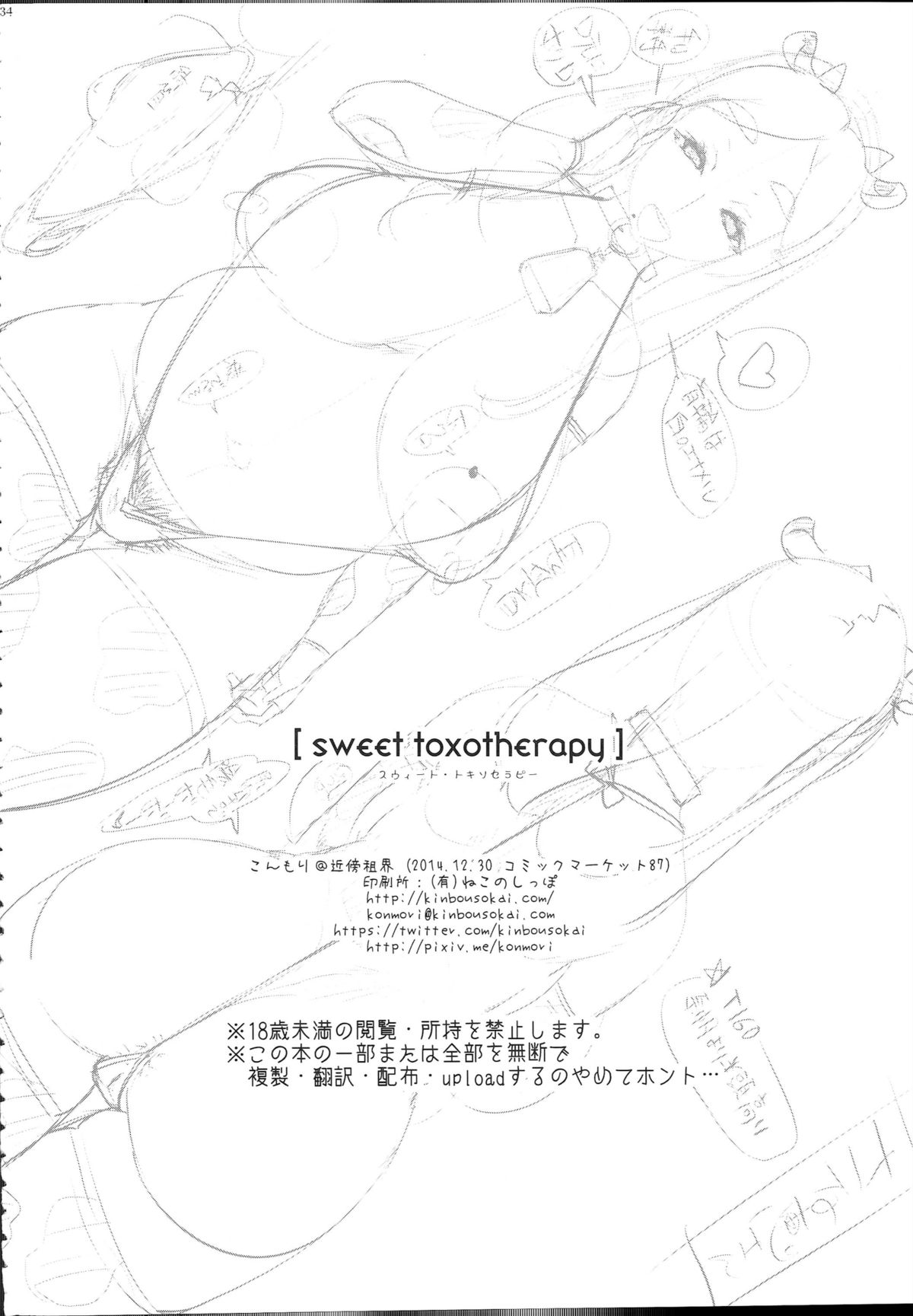 (C87) [近傍租界 (こんもり)] sweet toxotherapy