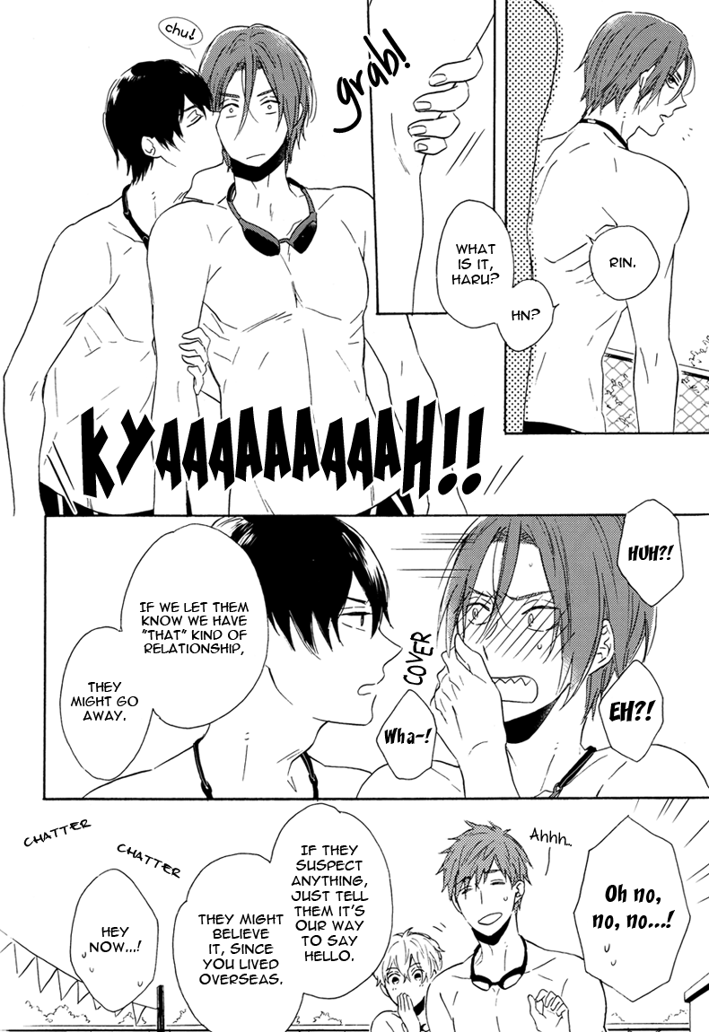 (HARUCC19) [六花 (ゆいのじ)] beautiful boyfriend (Free!) [英訳]