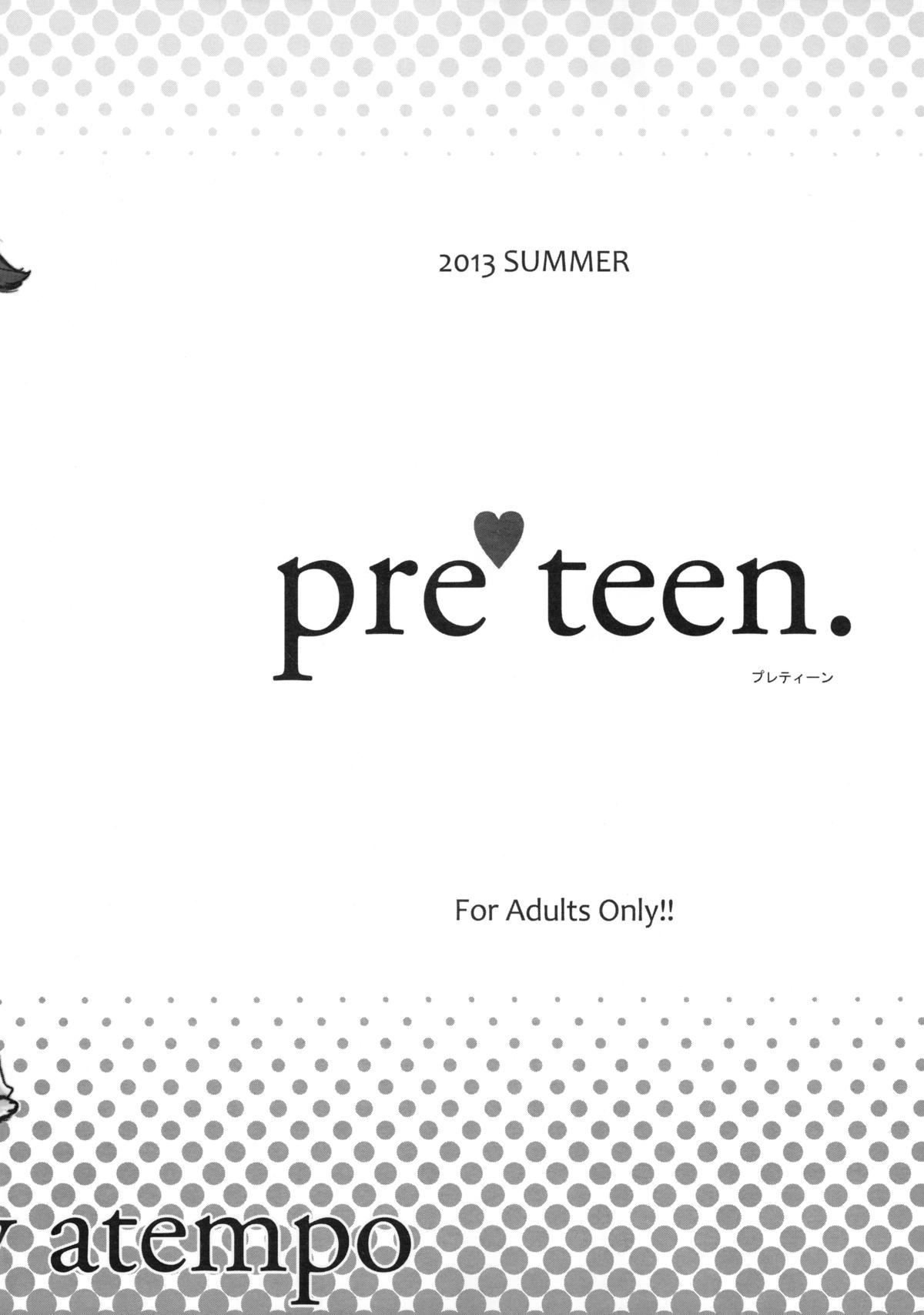 (C84) [atempo (KURO)] pre teen.