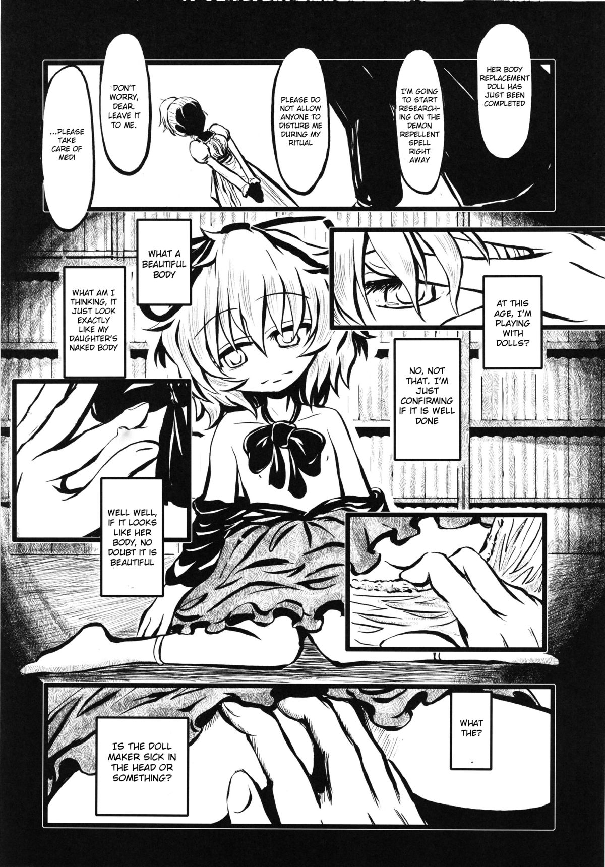 （C85）[チーム稲妻（相沢）]東方エンジェル-医学メランコリー（東方Project）[英語]