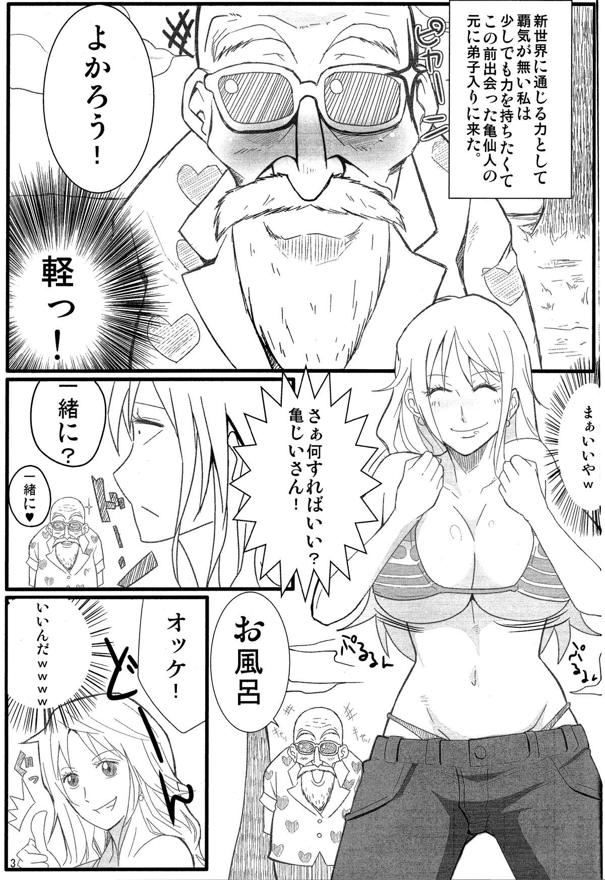 (C84) [快乱版 (遠峰犬玉)] 弁天快楽 24 波乗り亀 (ワンピース, ドラゴンボール)