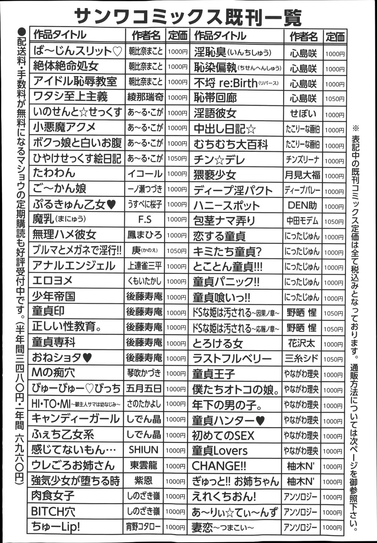 コミック・マショウ 2014年1月号