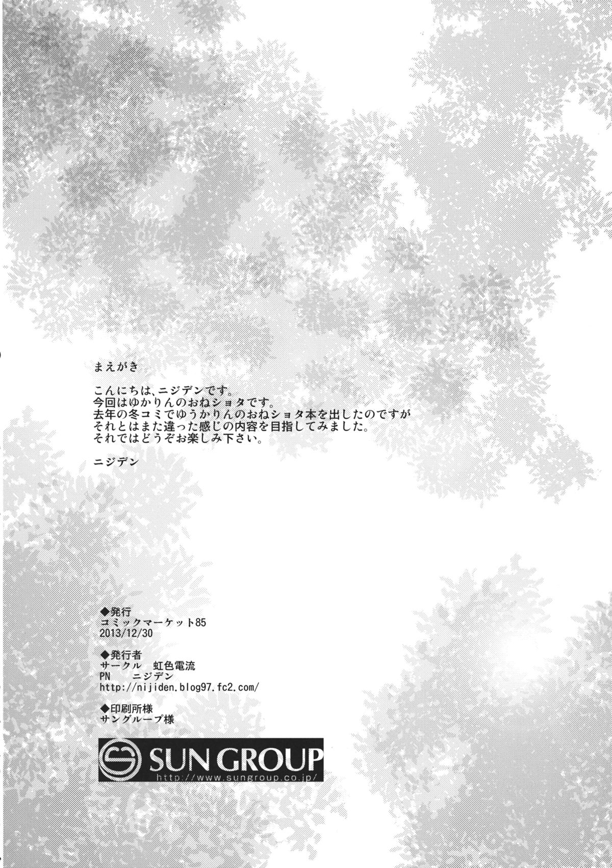 (C85) [虹色電流 (ニジデン)] Yakumory (東方Project)