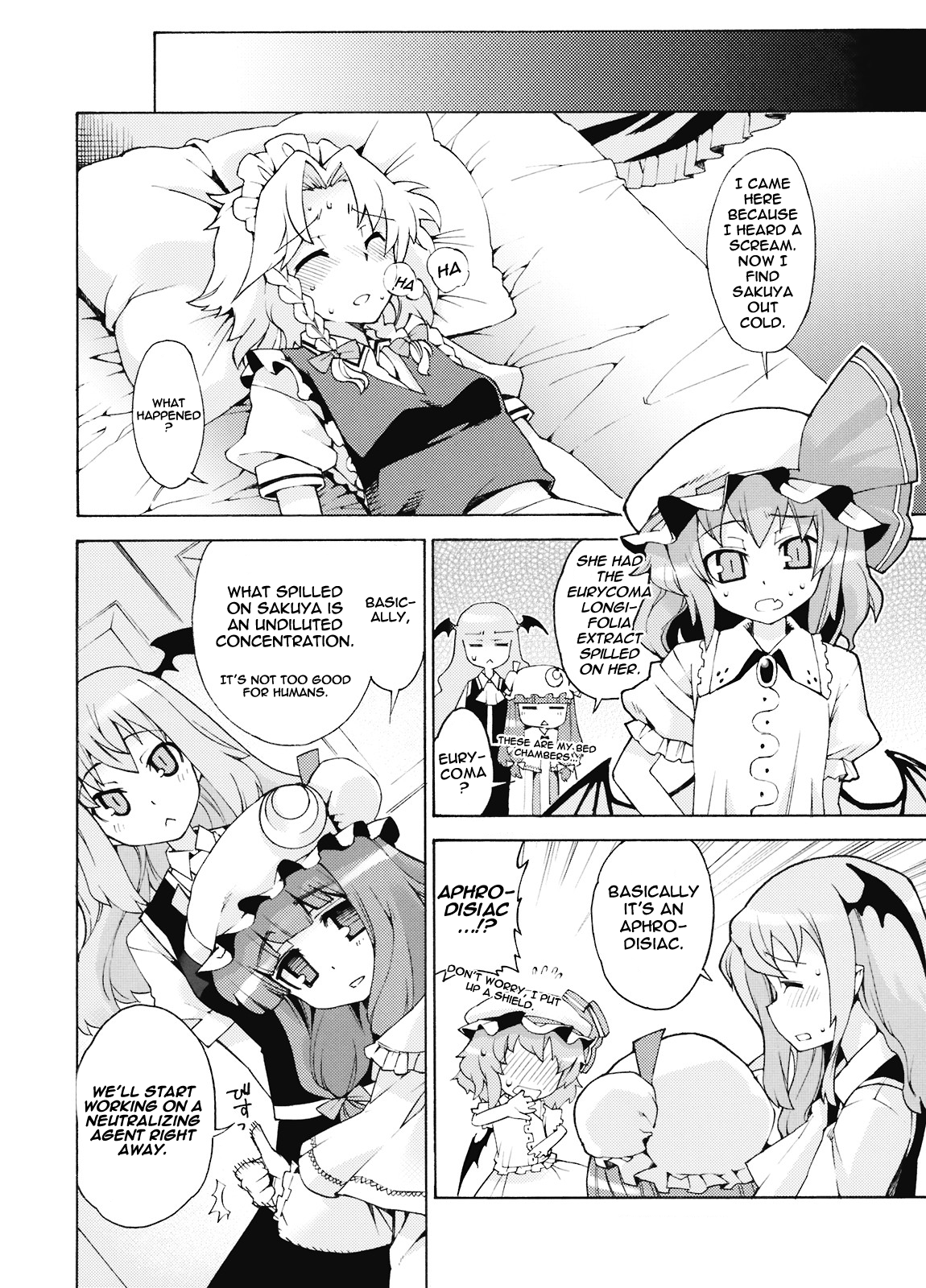 (例大祭6) [遥夢社 (源五郎)] 悪魔の犬のしつけかた。 (東方Project) [英訳]