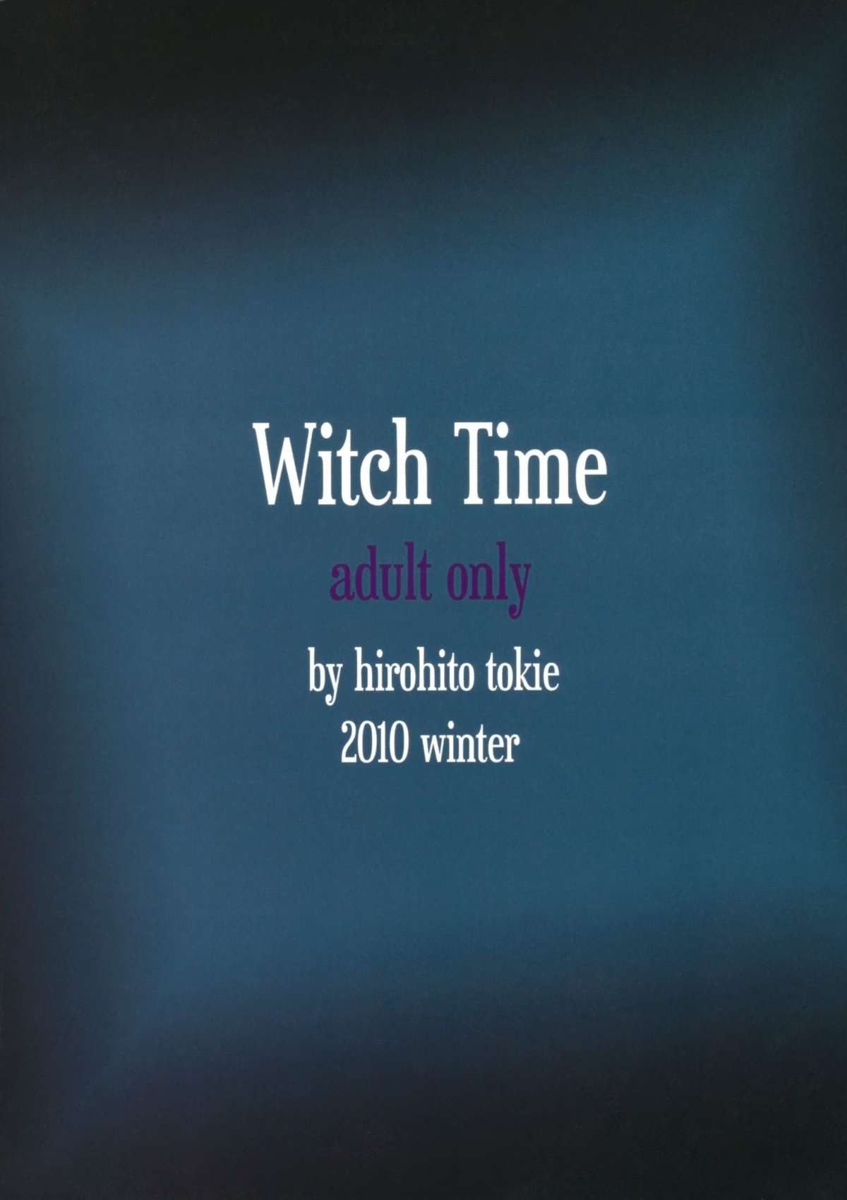 (C79) [クロノ・メール (刻江尋人)] Witch Time (ベヨネッタ) [英訳]