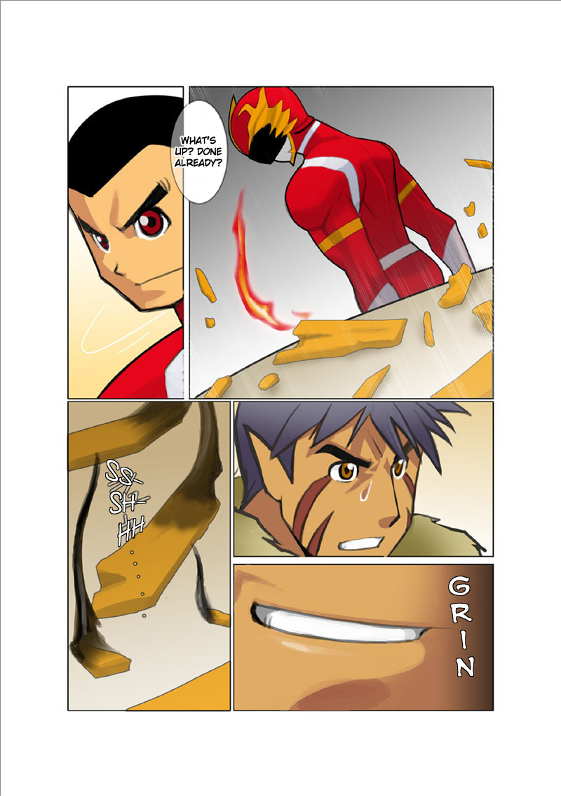 [我武者ら! (中田春平)] 聖龍戦隊ドラゴンレンジャー赤編序章,vol.1-4 [英訳] [DL版]