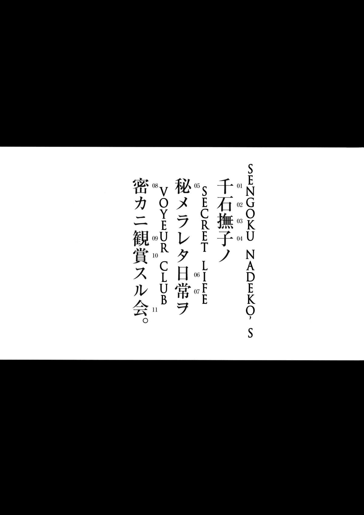 (C77) [カゲロースタジオ (千家カゲロー)] なでこ鑑賞会 (化物語) [英訳]