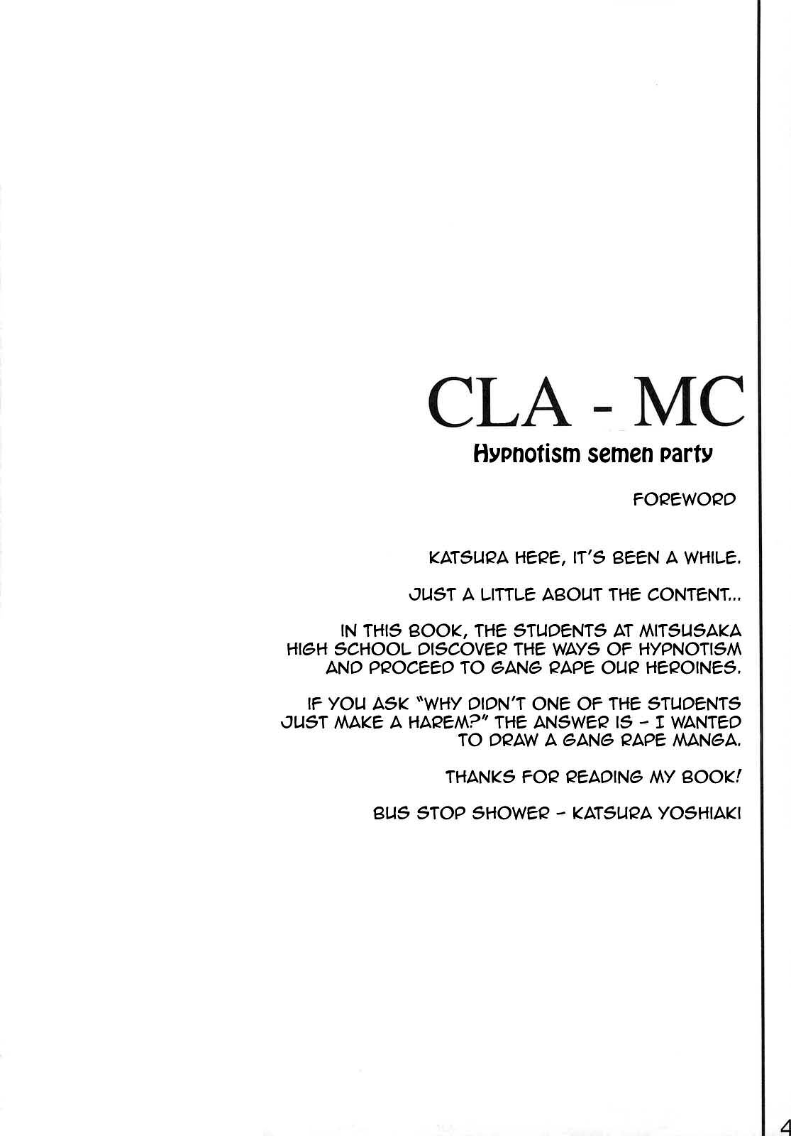 (C76) [バス停シャワー (桂井よしあき)] CLA-MC 催眠白濁陵辱本 (クラナド) [英訳]