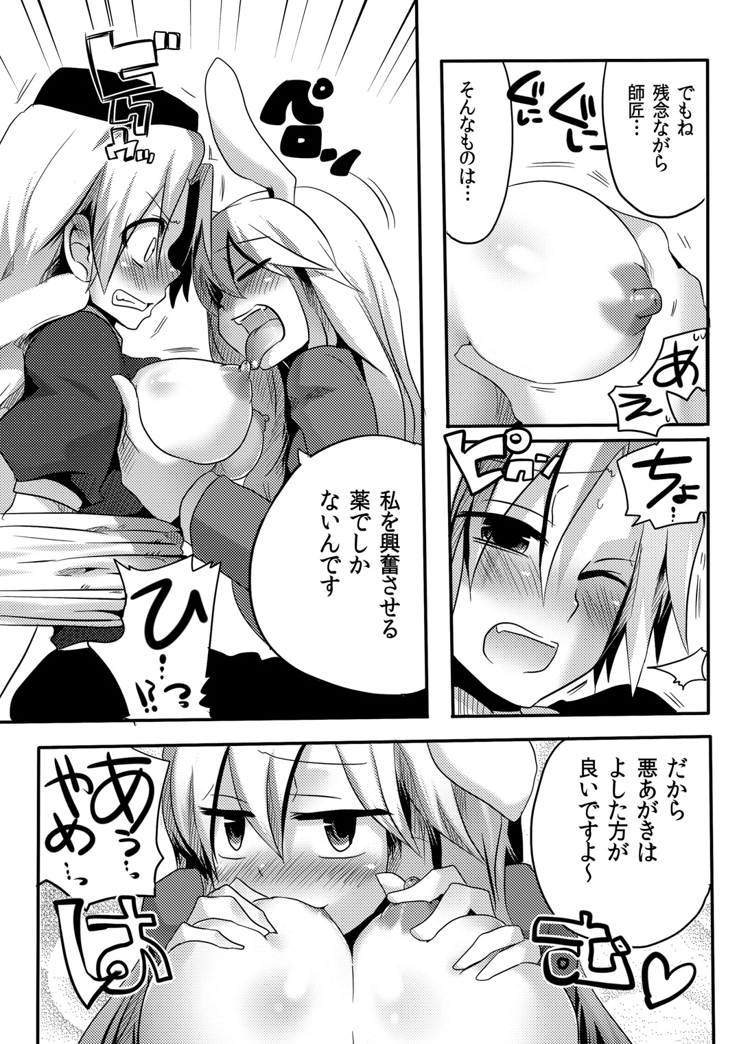 (COMIC1☆4) [DOUMOU (ドウモウ)] 師匠にしこたま嫌がらせ本 (東方Project)